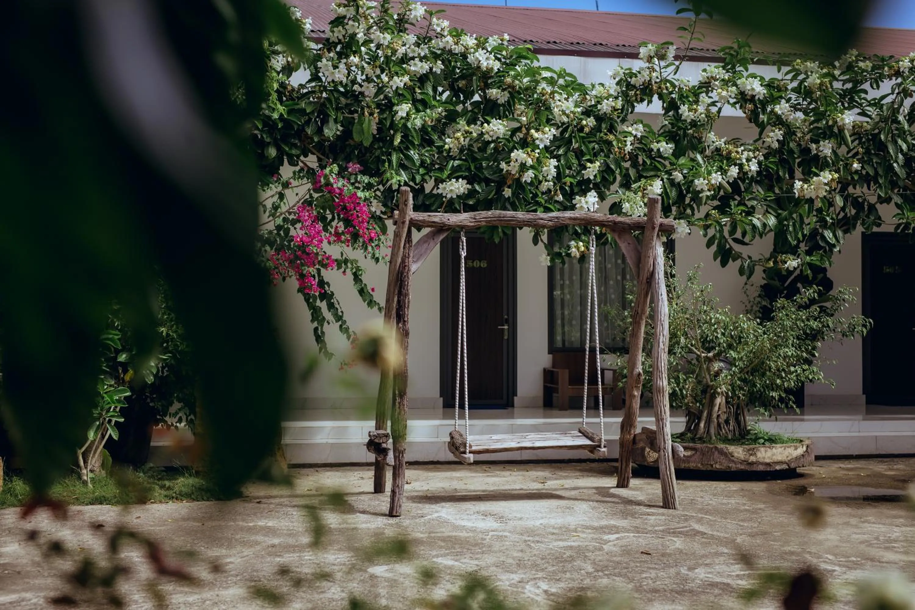 Garden in Nhat Quang Hotel