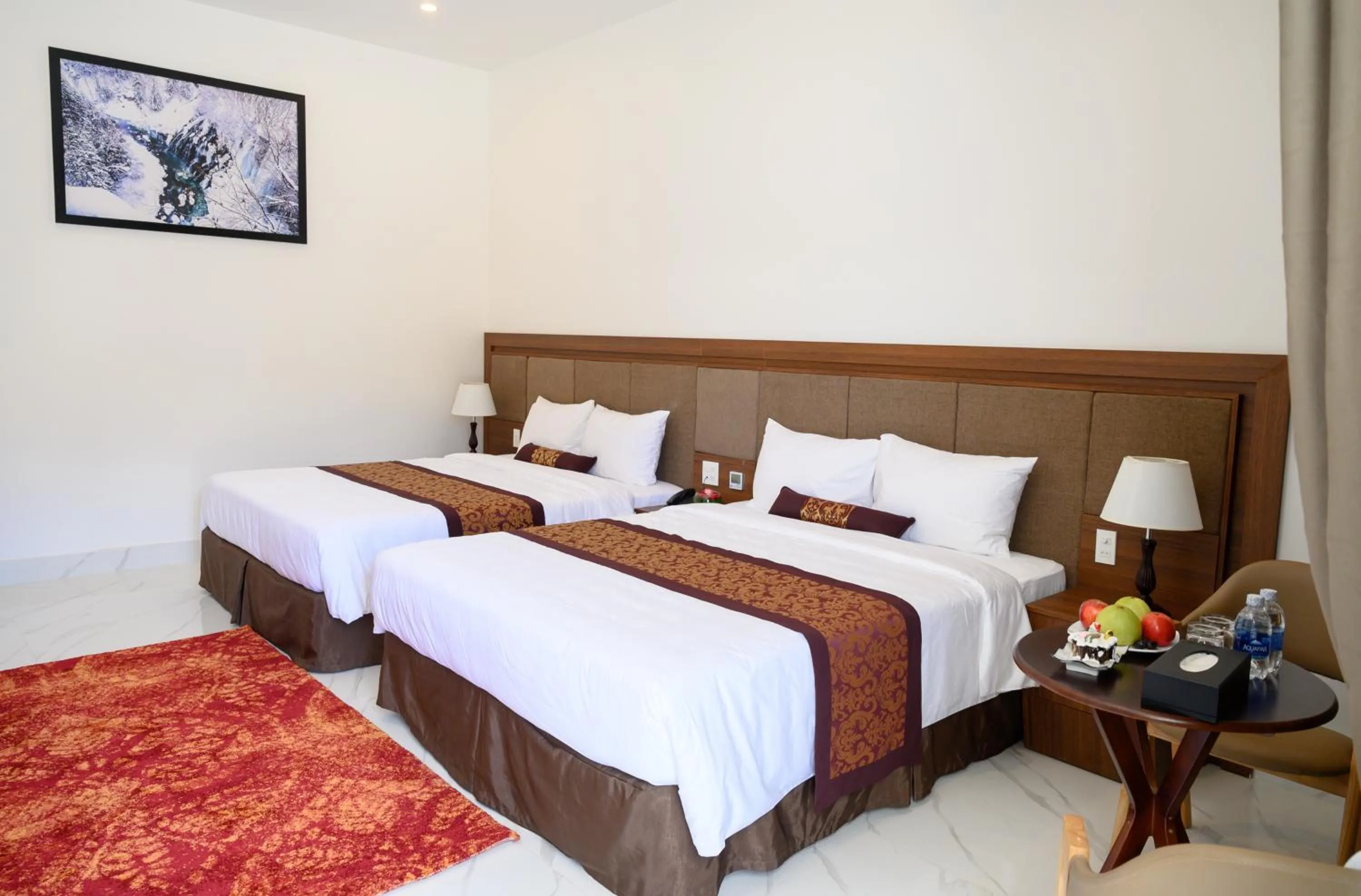 Bed in Nhat Quang Hotel