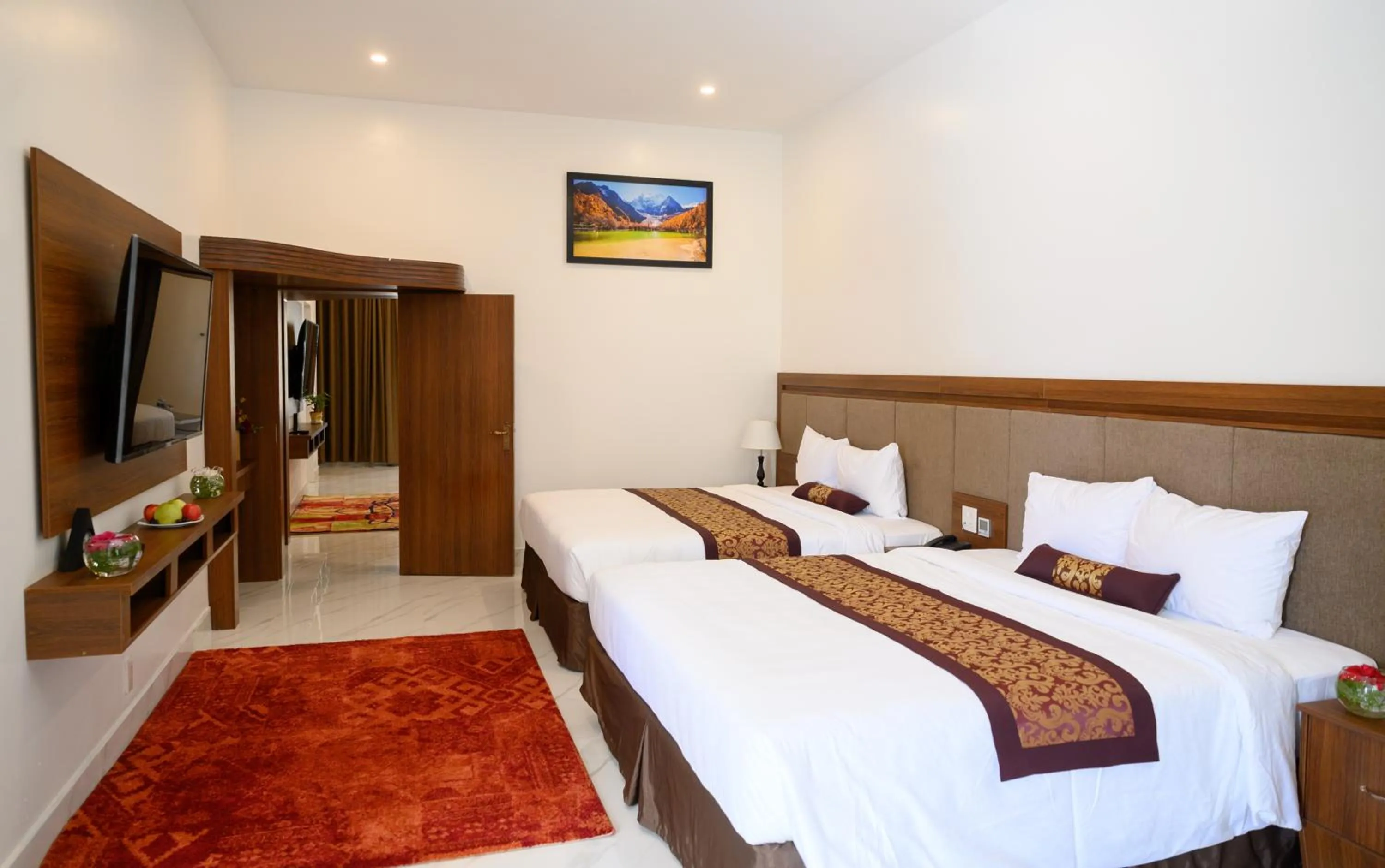 Bed in Nhat Quang Hotel