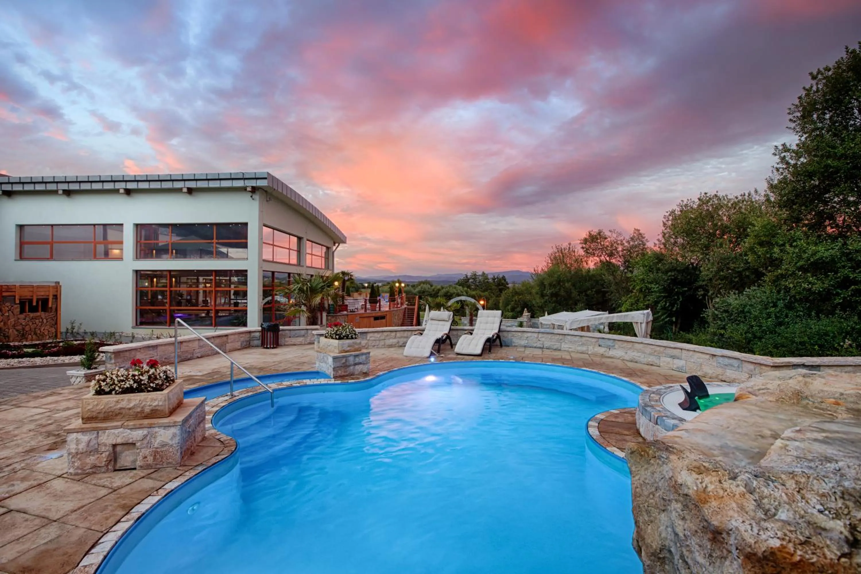 Swimming pool in Wellness & Spa Hotel Kaskady