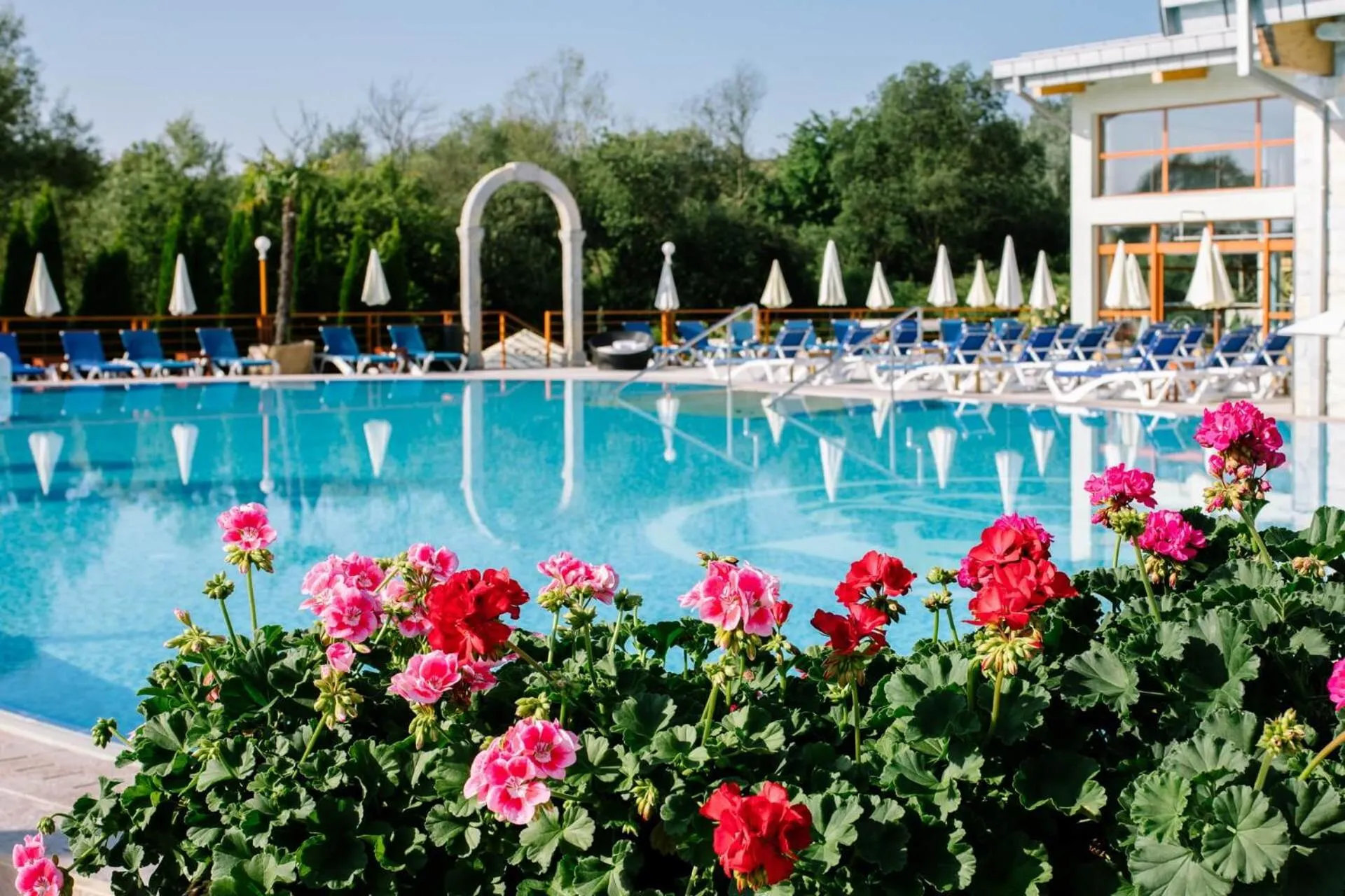Swimming pool in Wellness & Spa Hotel Kaskady