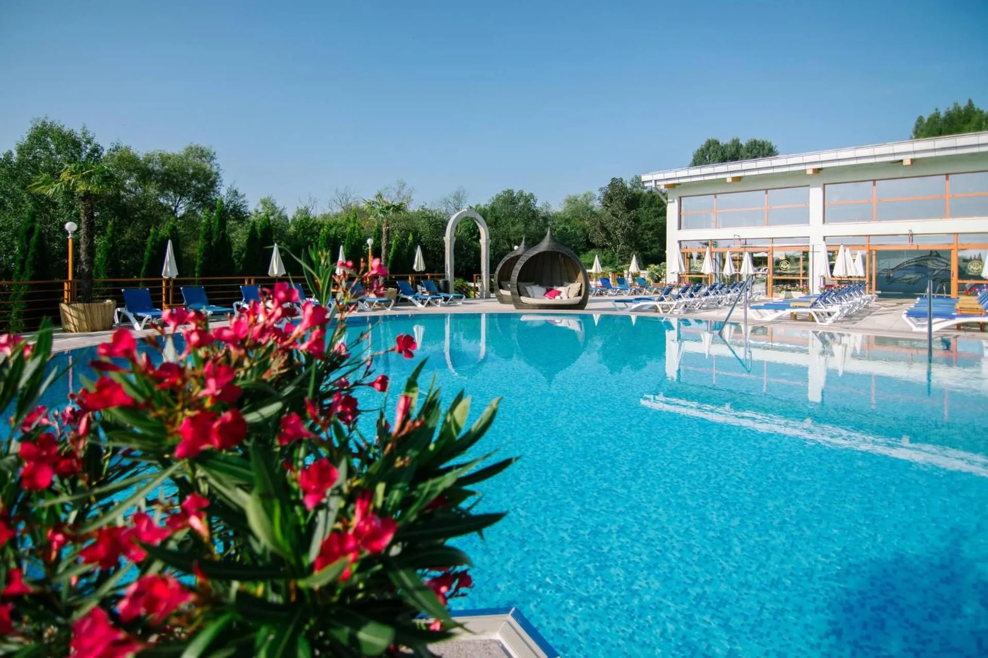 Swimming pool in Wellness & Spa Hotel Kaskady