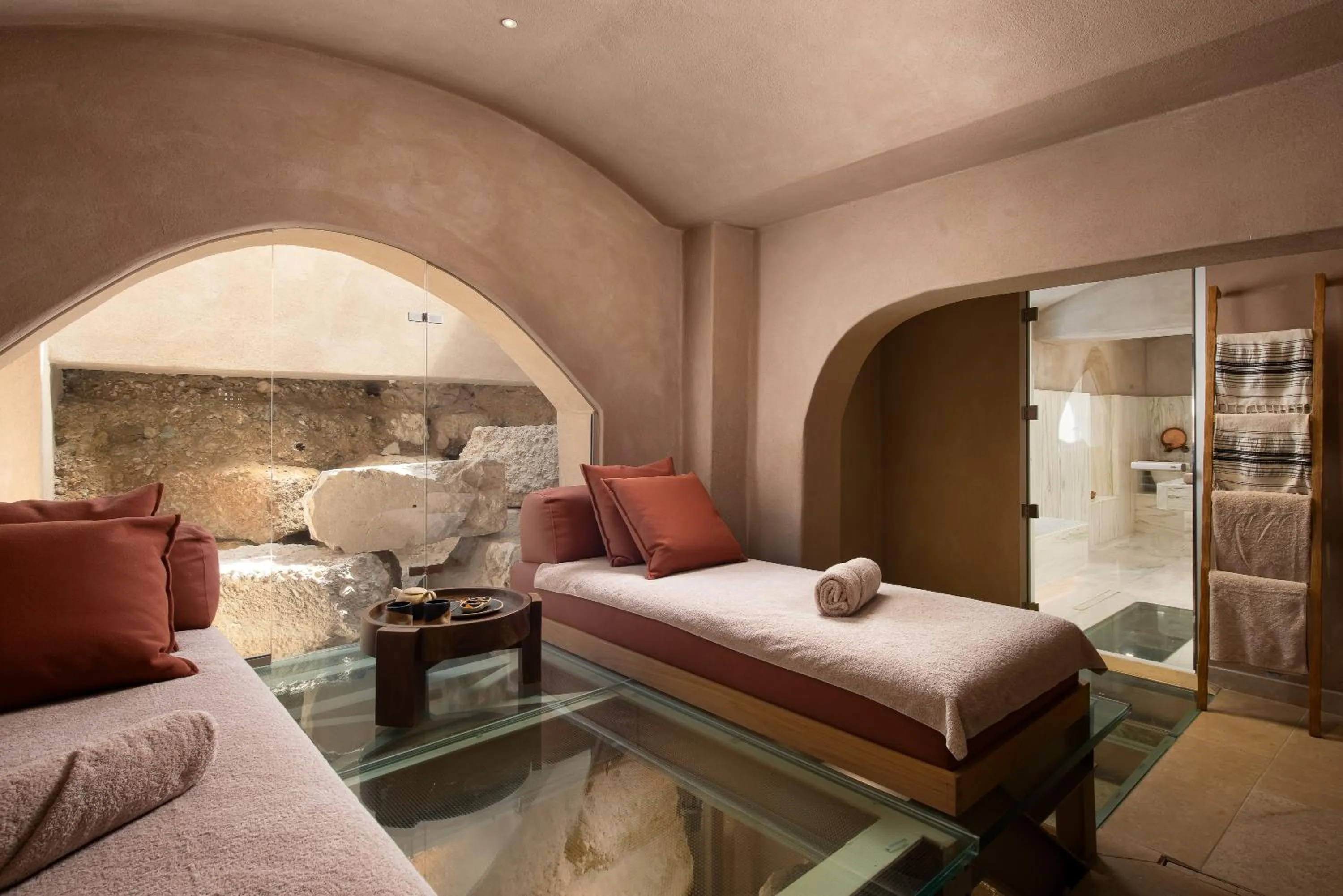 Spa and wellness centre/facilities, Bed in Niche Hotel Athens