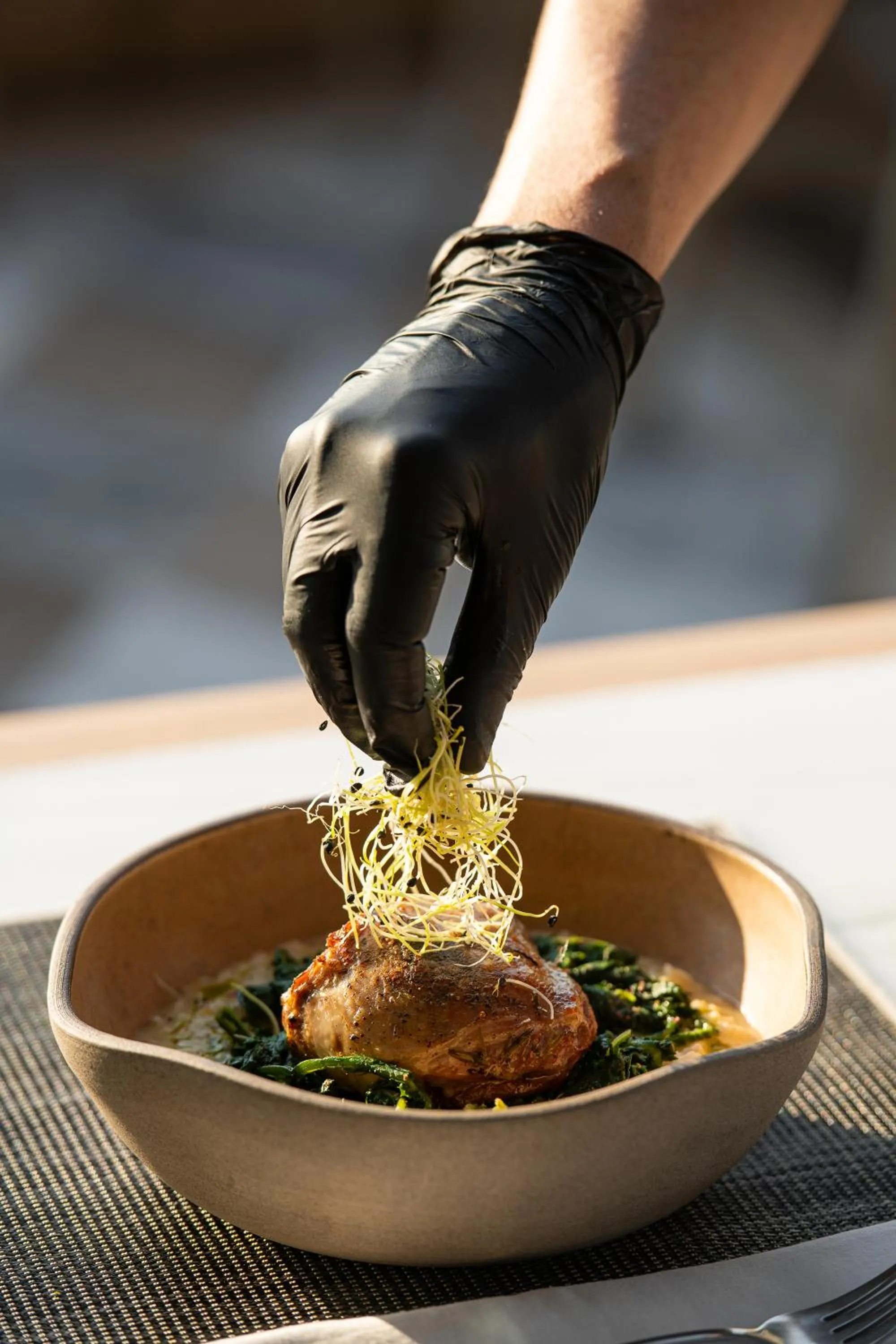 Food close-up in Niche Hotel Athens