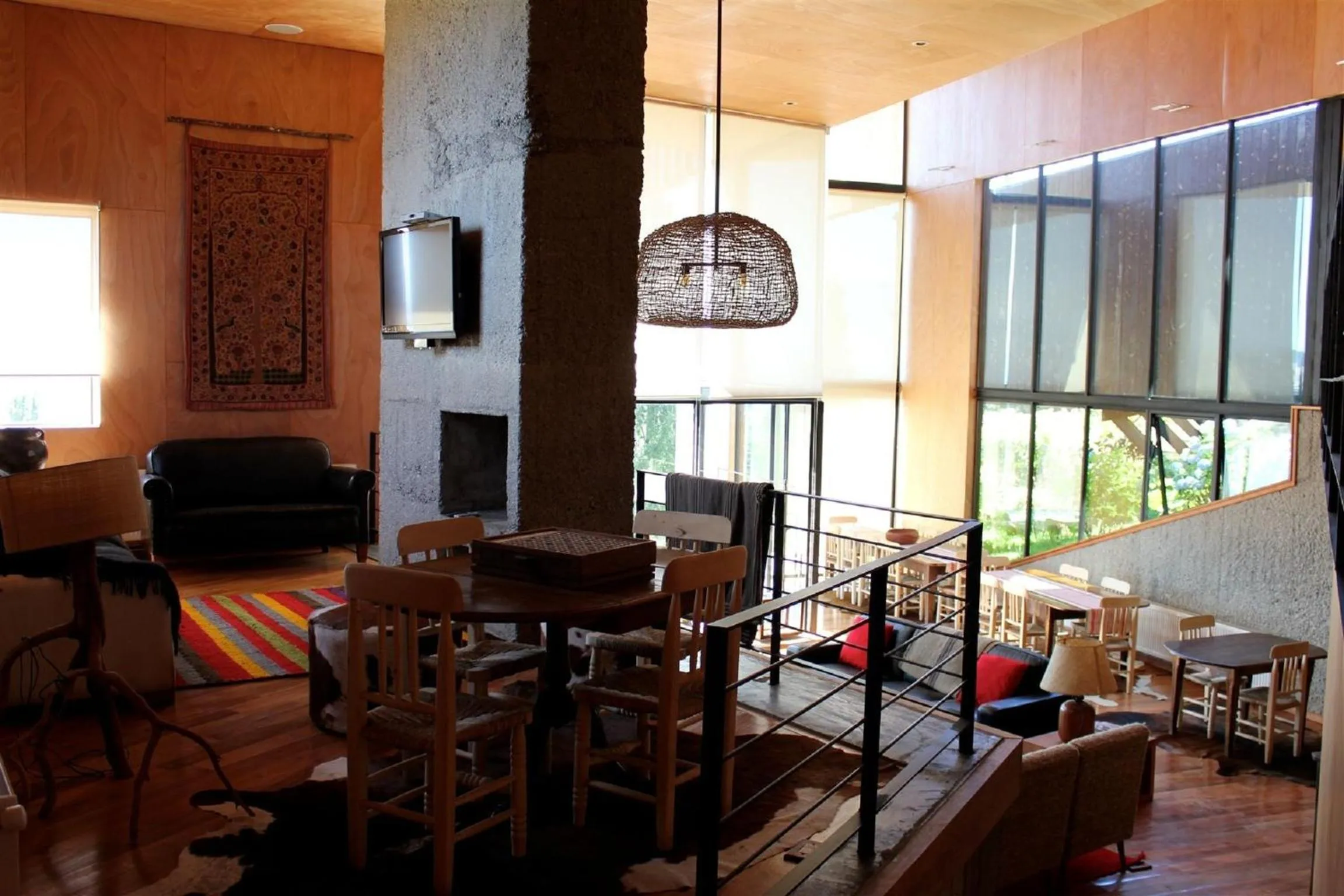 Communal lounge/ TV room in Hotel Casa Panguipulli