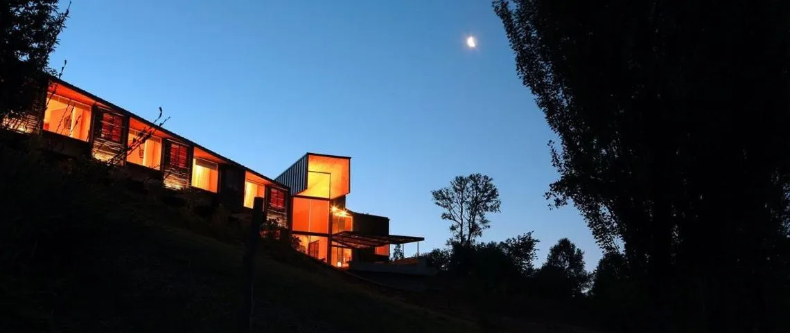 Property building in Hotel Casa Panguipulli