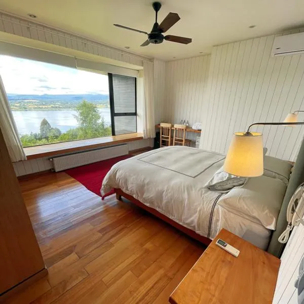 Bed in Hotel Casa Panguipulli