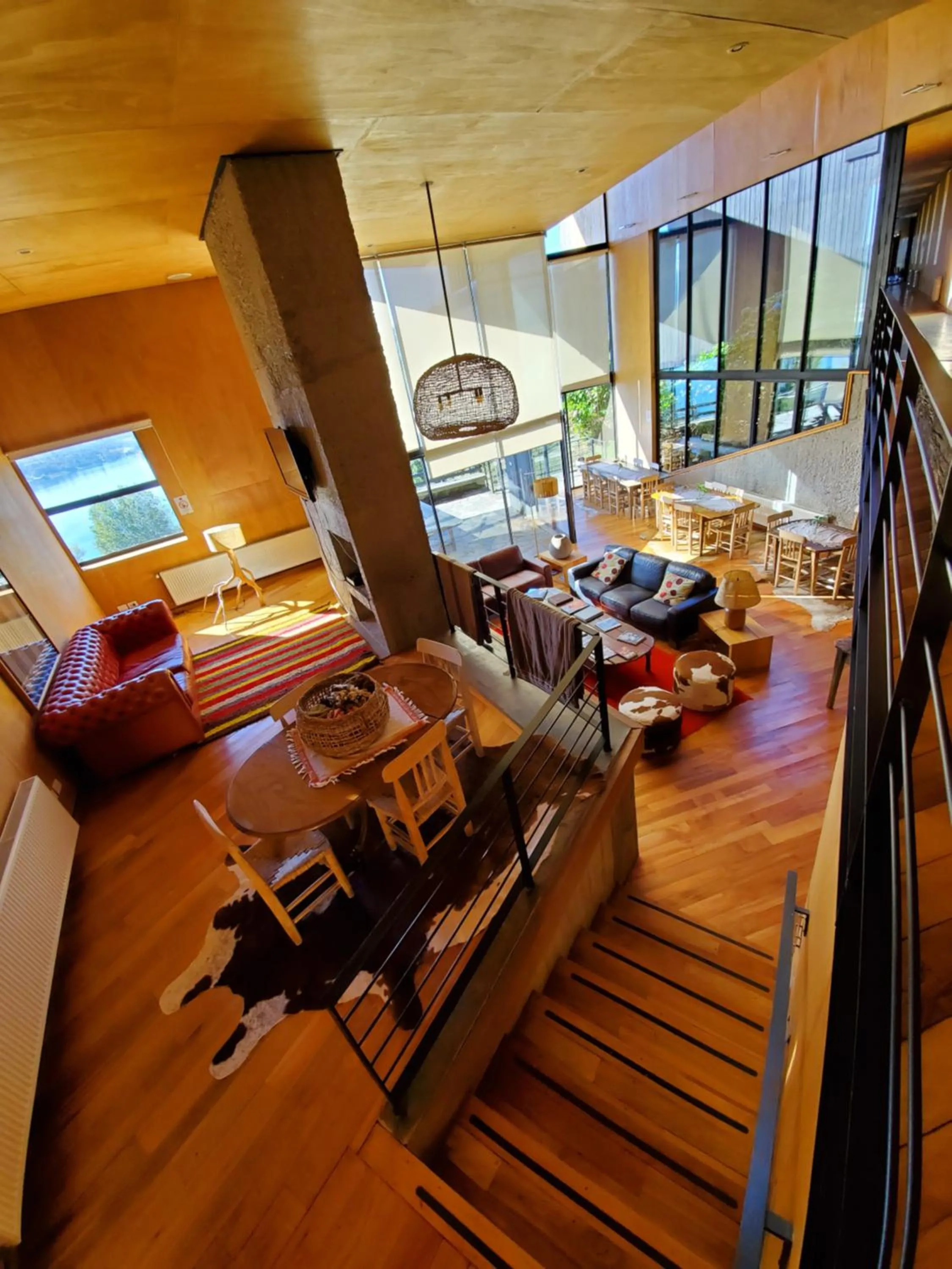 Living room in Hotel Casa Panguipulli