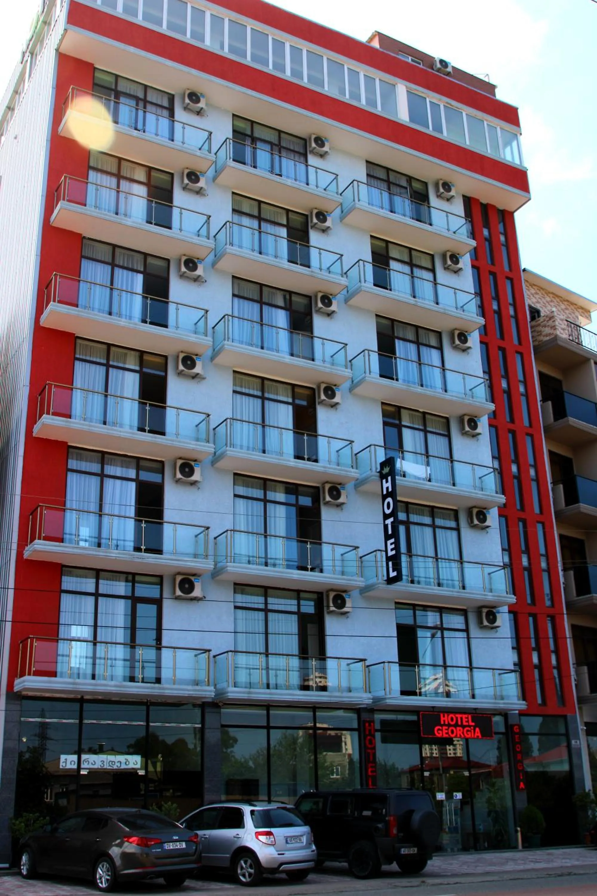 Off site in Hotel Royal Georgia