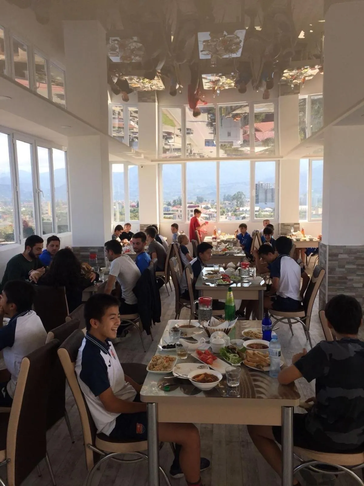 group of guests in Hotel Royal Georgia