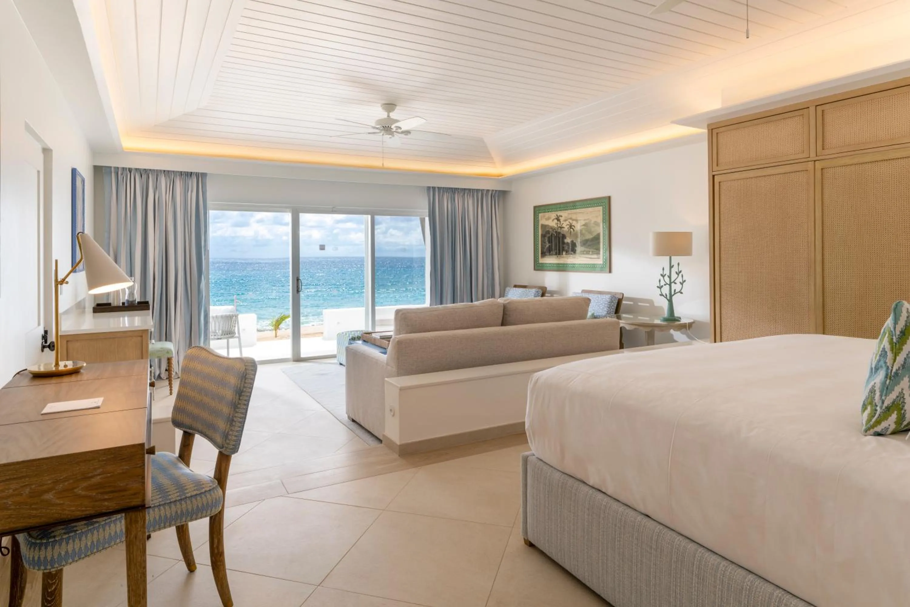Bedroom, Bed in Curtain Bluff - All Inclusive