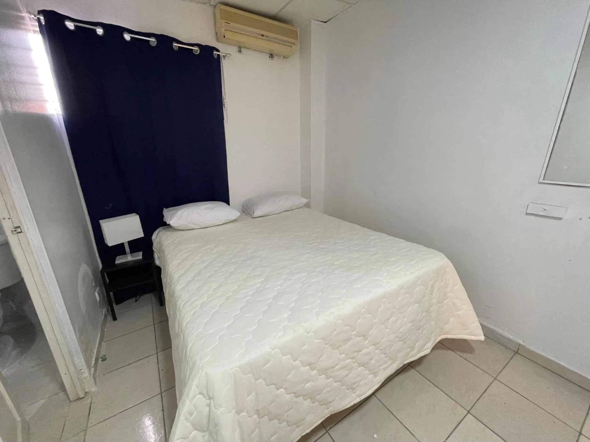 Bed in Hotel Colonial Blanco