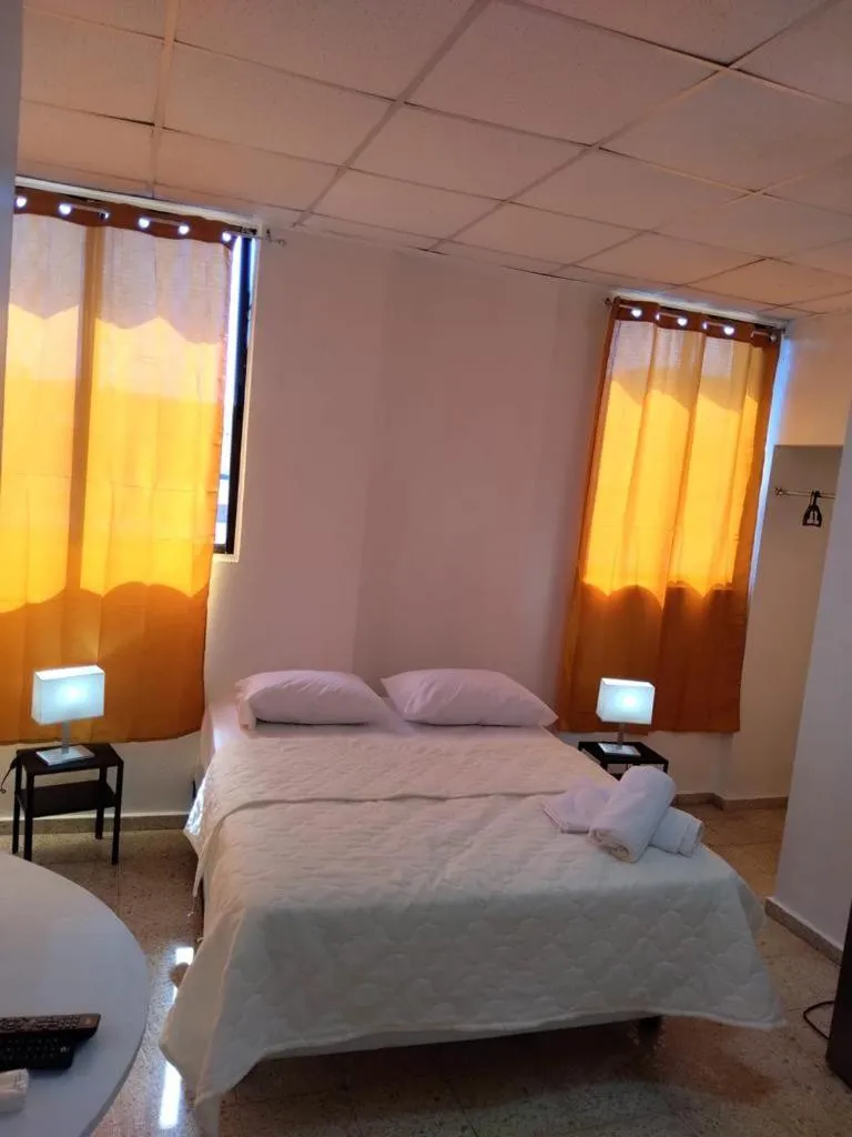 Bed in Hotel Colonial Blanco