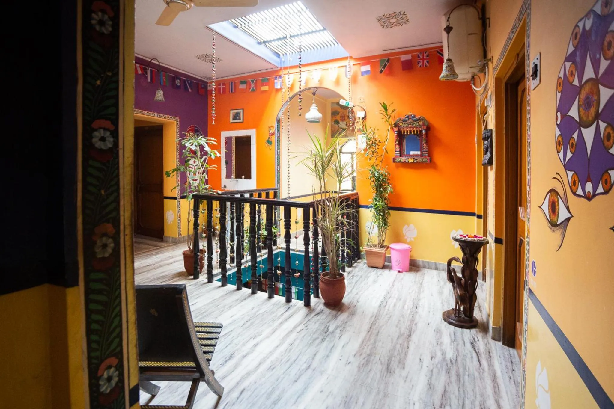 Seating area in Hotel Everest