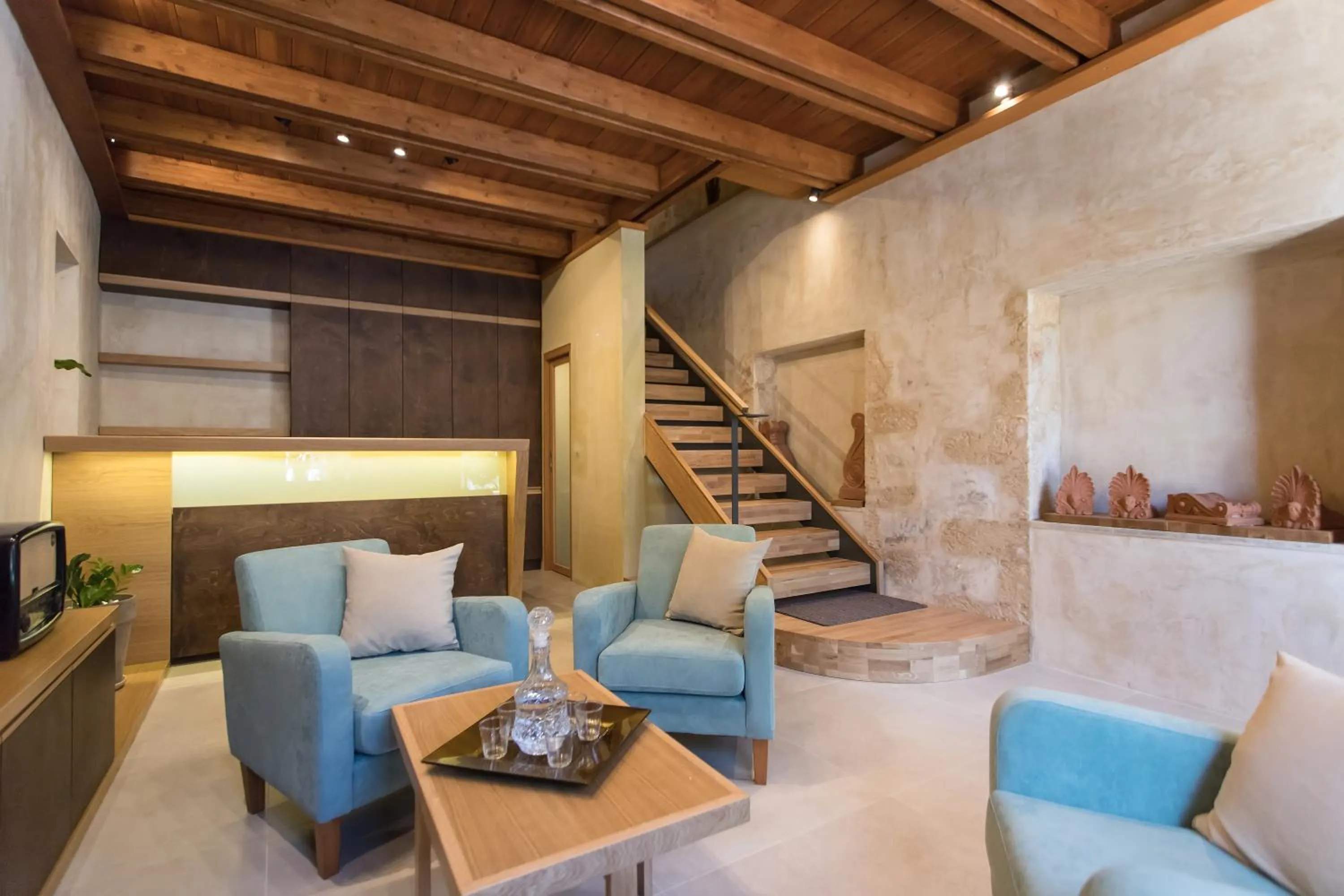 Living room in Polixeny's Suites