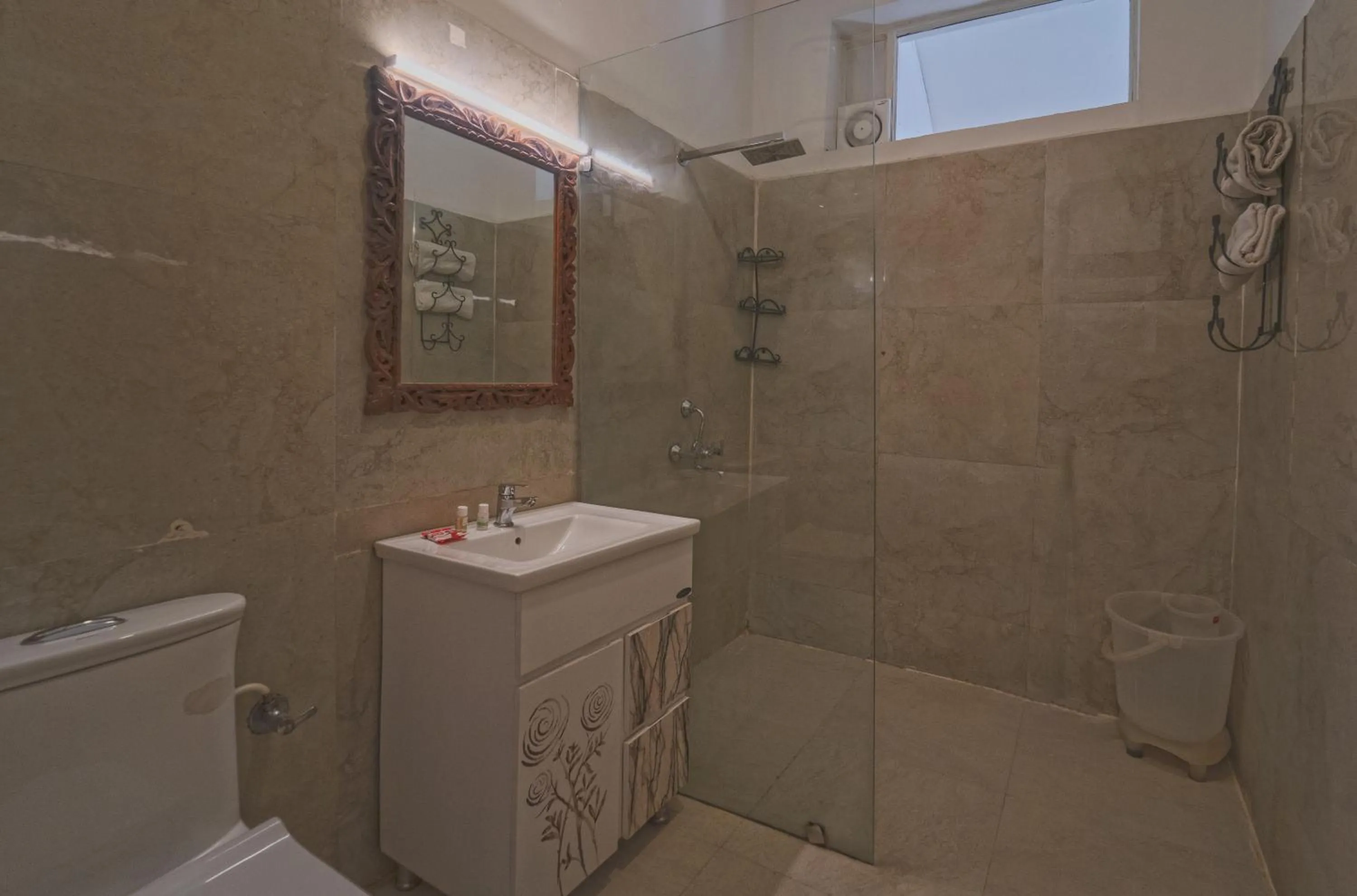 Shower in Swiss Cottage and Spa by Salvus