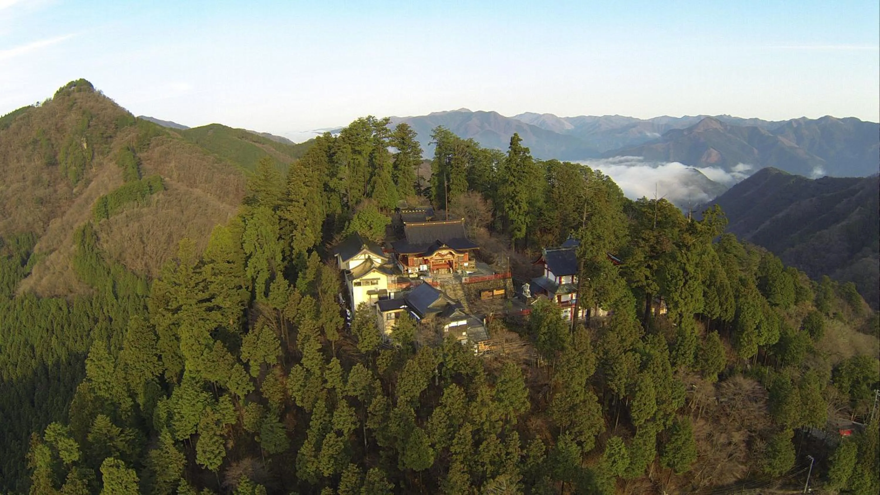 Bird's eye view in Shukubo Komadori-Sanso