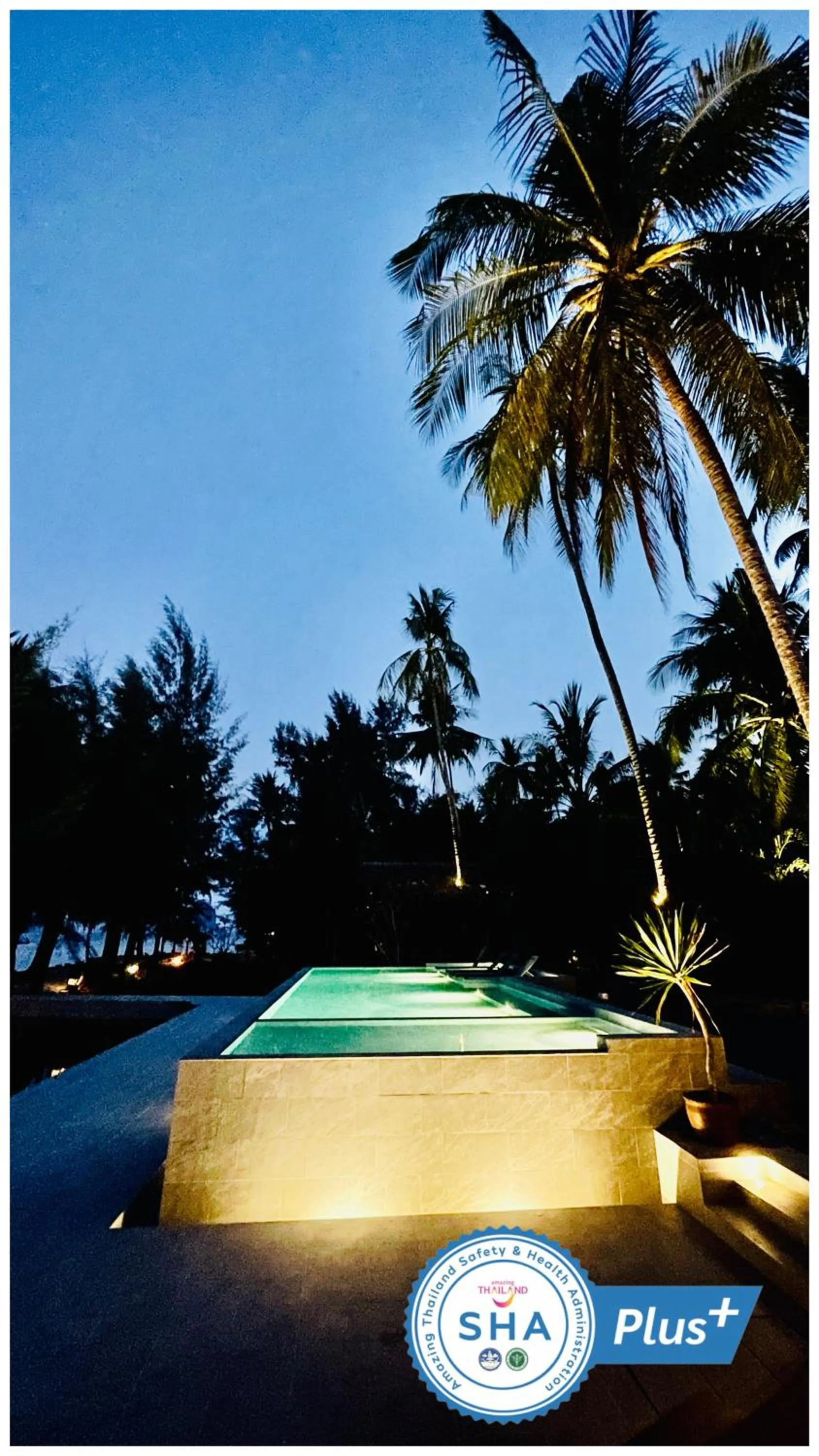 Pool view in Coco Cottage