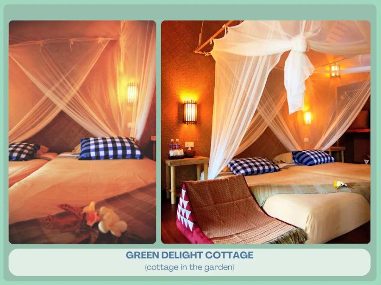 Bed in Coco Cottage