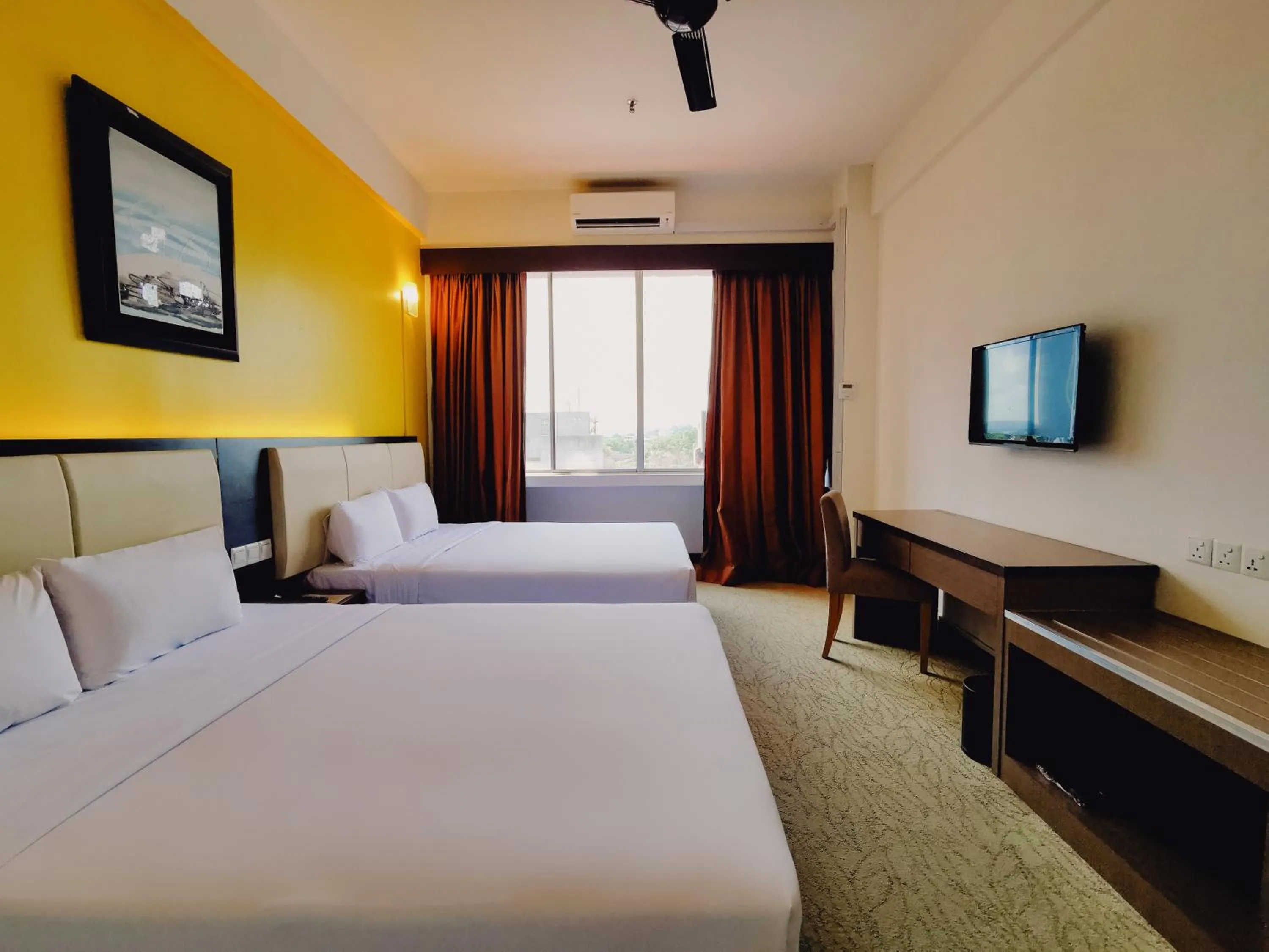 Bed in Hotel Sentral Melaka @ City Centre