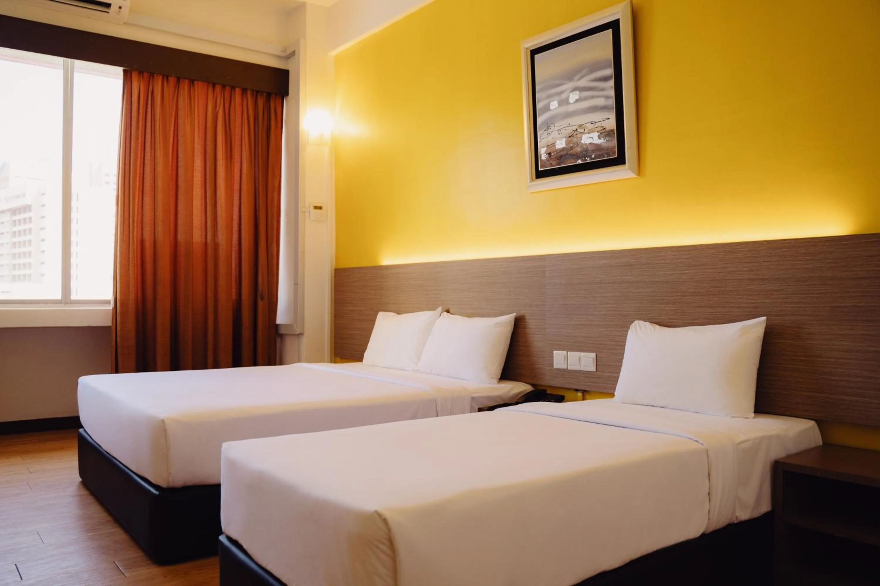 Bed in Hotel Sentral Melaka @ City Centre