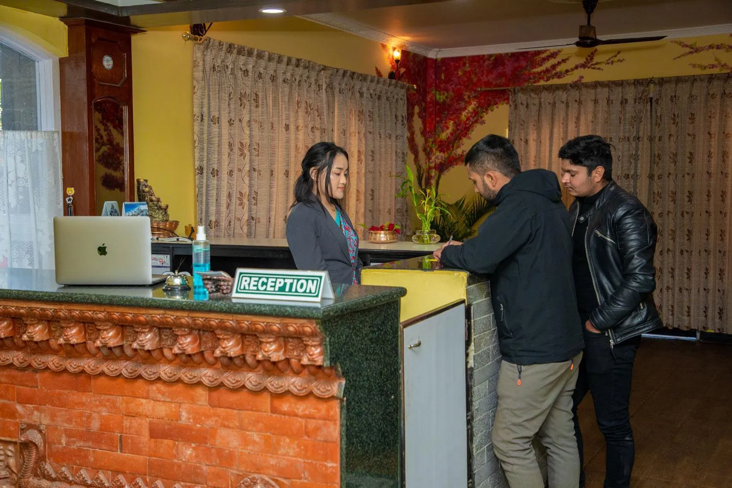 Lobby or reception in Hotel Bougainvillea