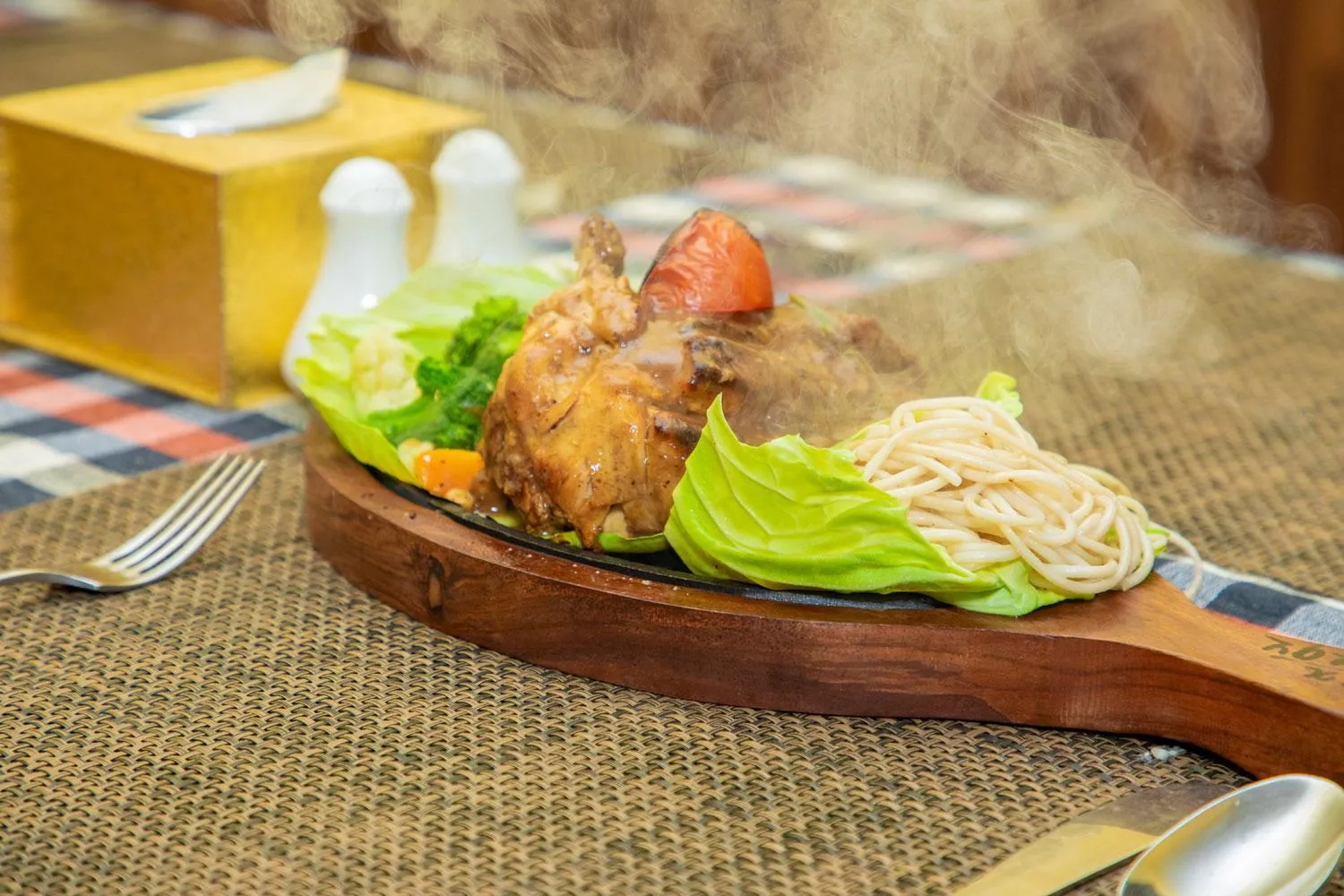 Food close-up in Hotel Bougainvillea