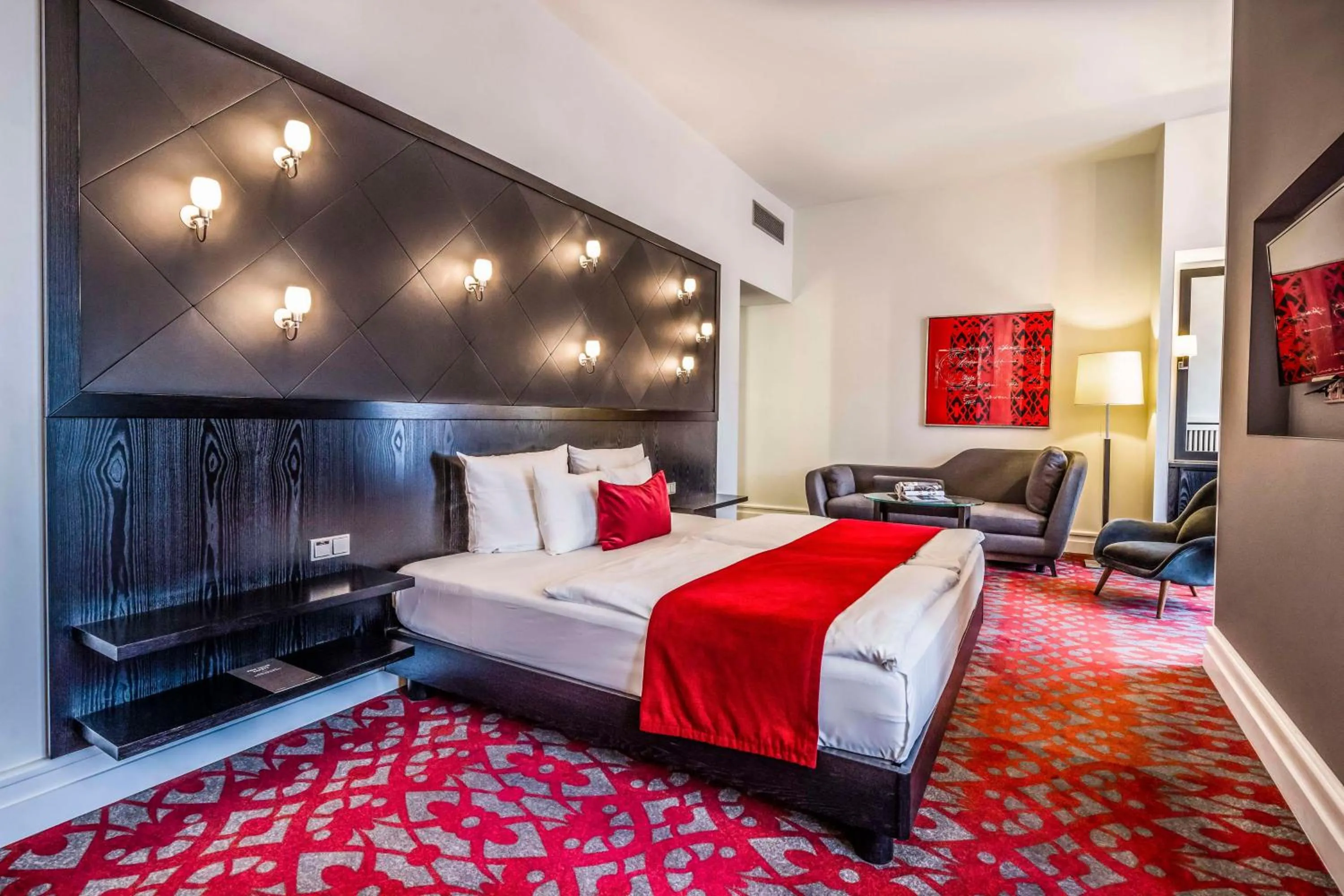 Bedroom, Bed in Scandic Palace Hotel