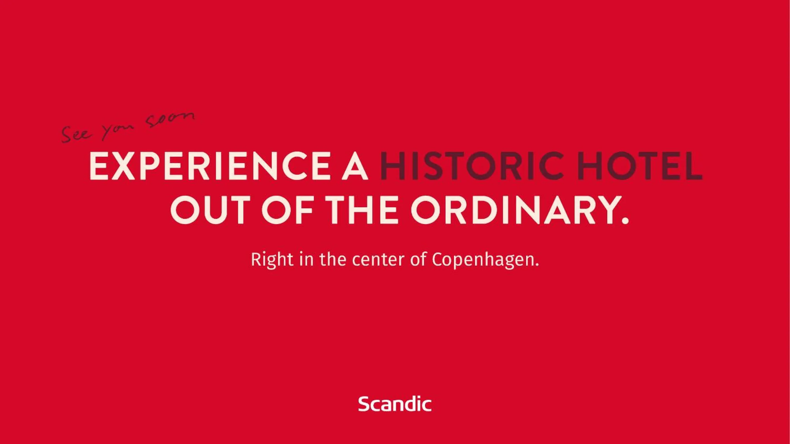 Location in Scandic Palace Hotel