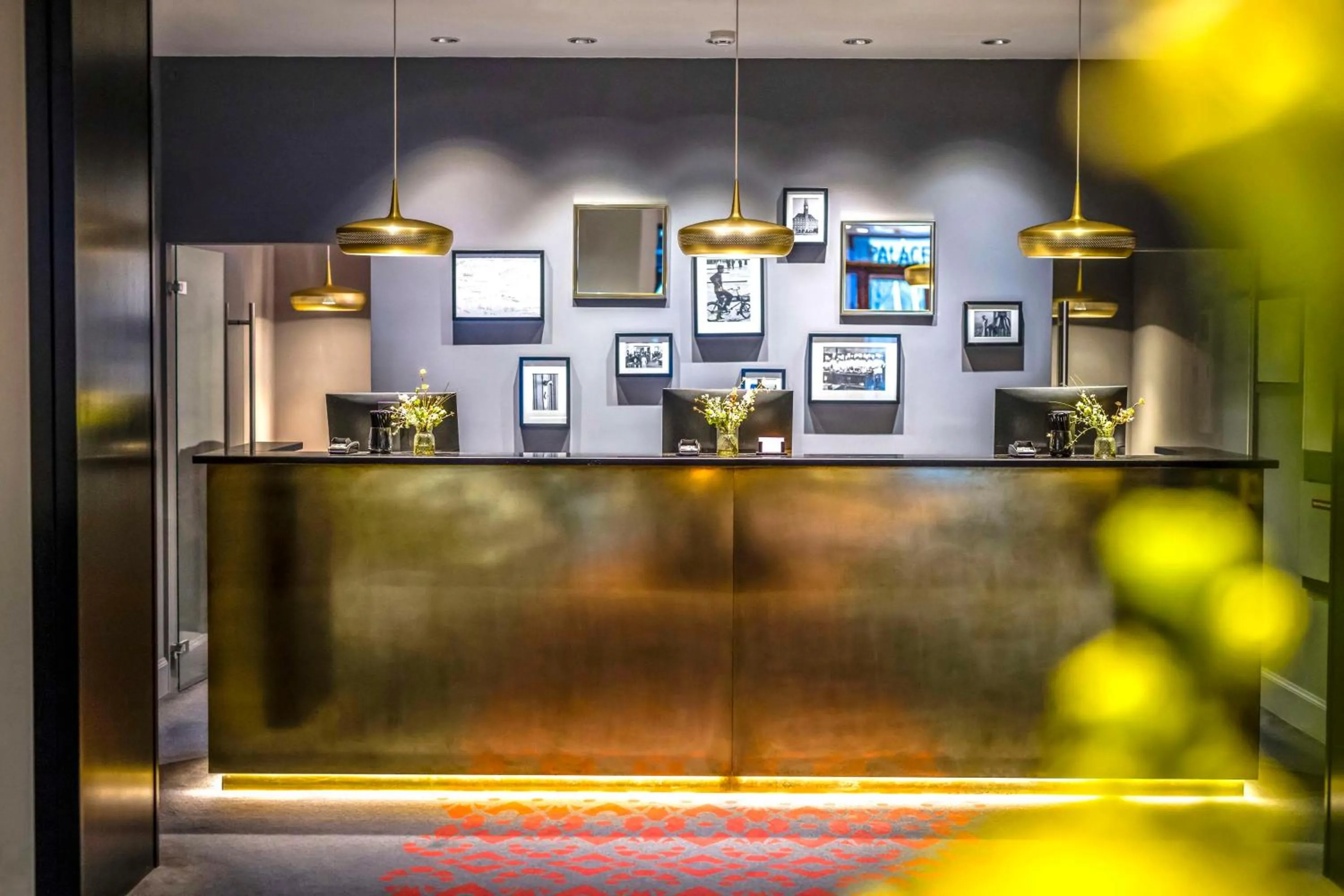Lobby or reception in Scandic Palace Hotel