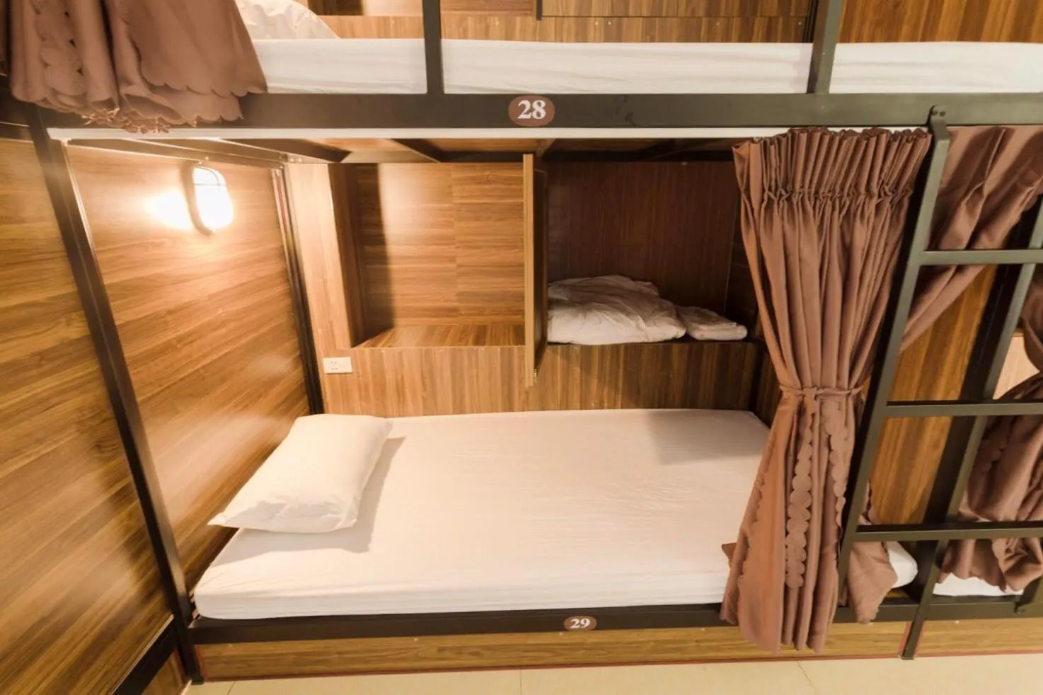 Bed in Brown Bean 2 Hotel