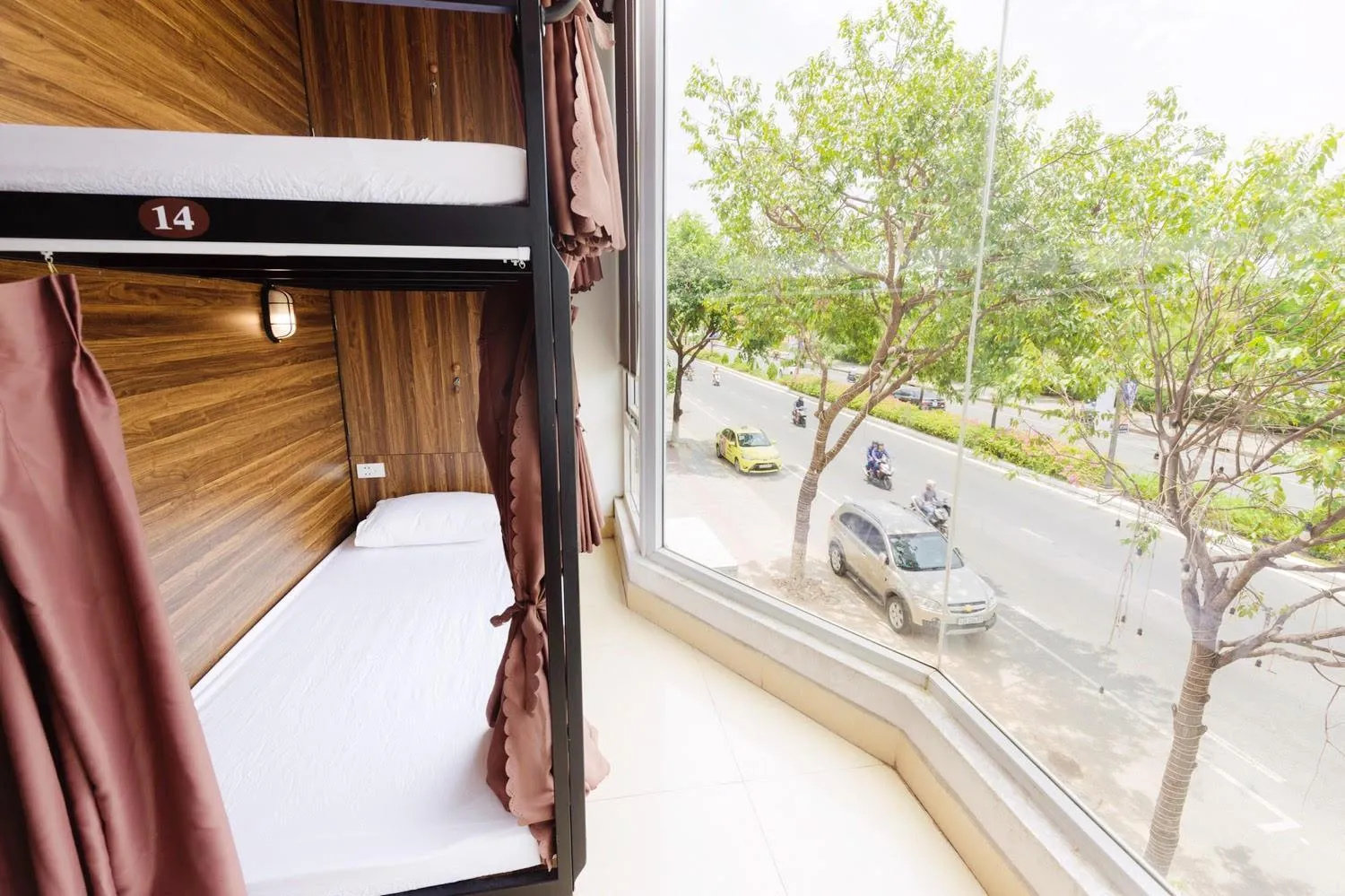 Bed in Brown Bean 2 Hotel