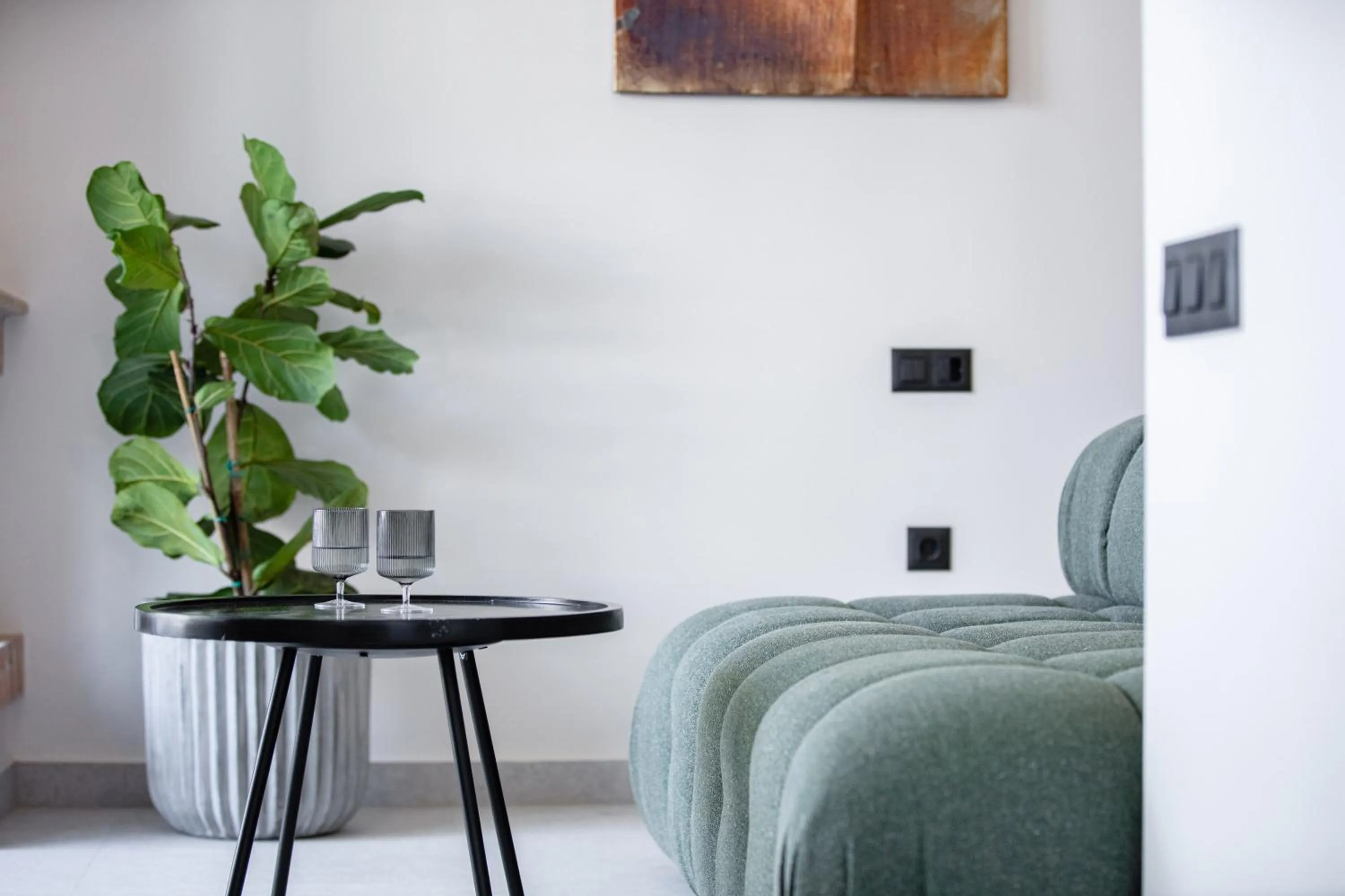 Living room in Aristea Hotel