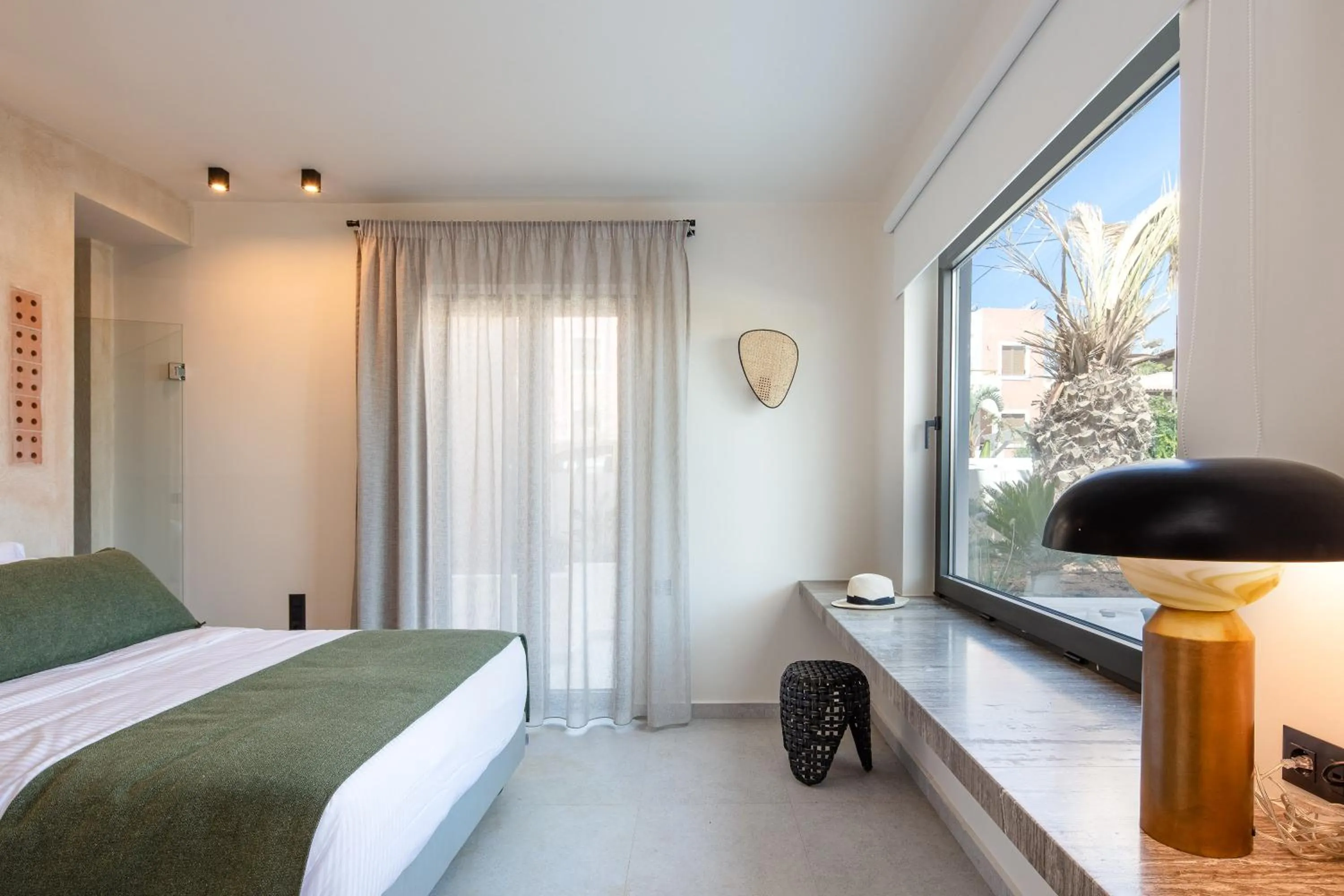 Bed in Aristea Hotel