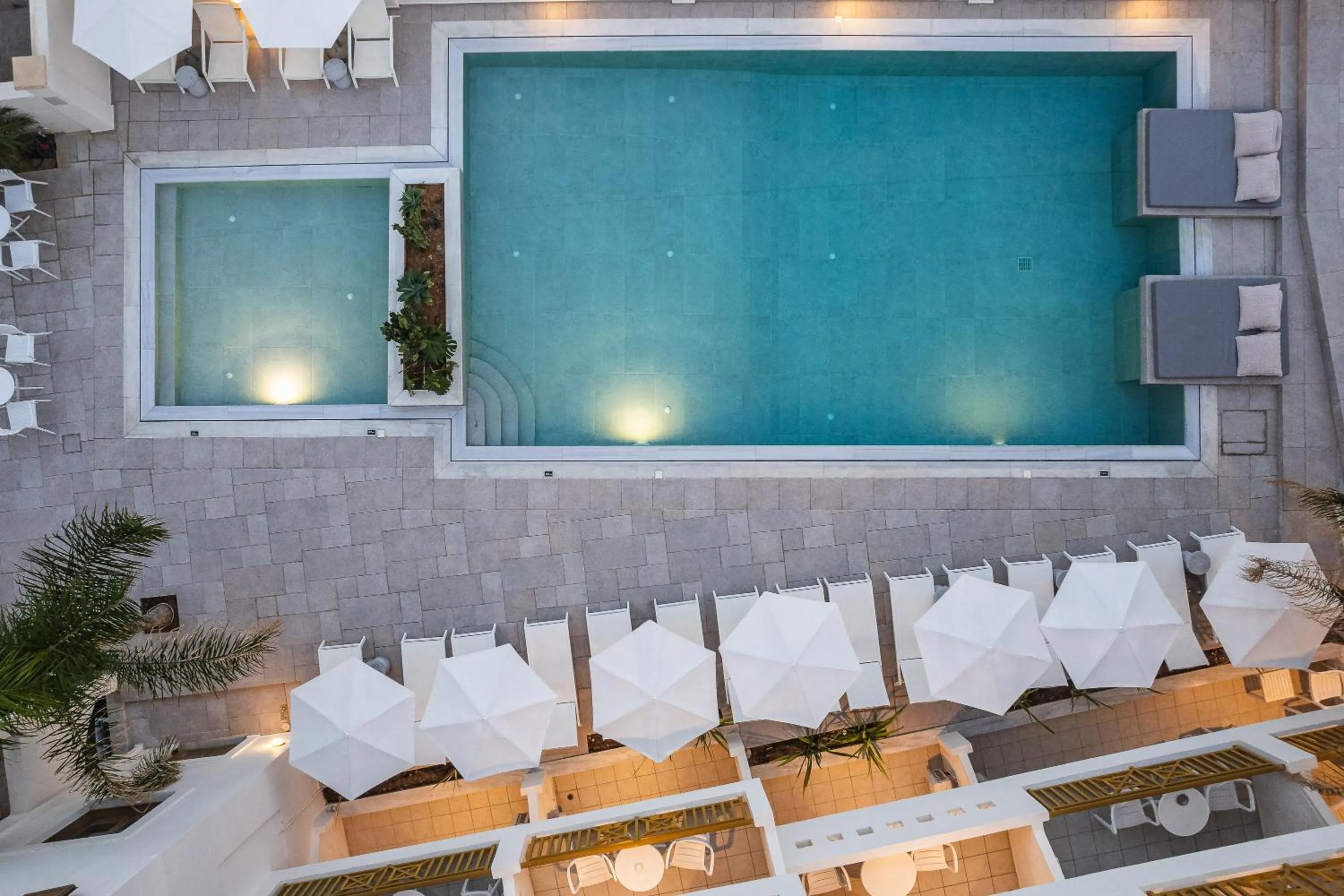 Swimming pool in Aristea Hotel