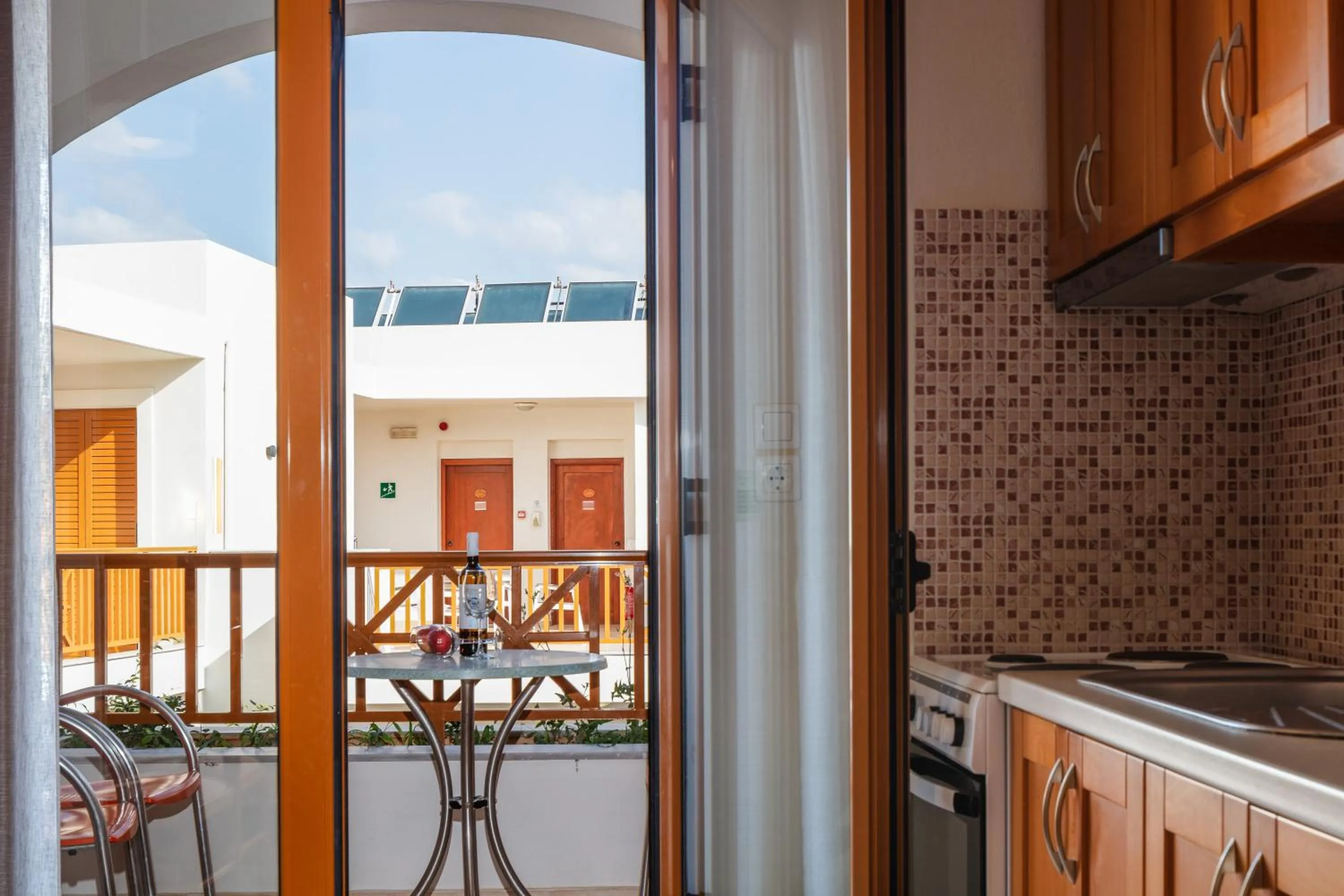 Balcony/Terrace in Aristea Hotel