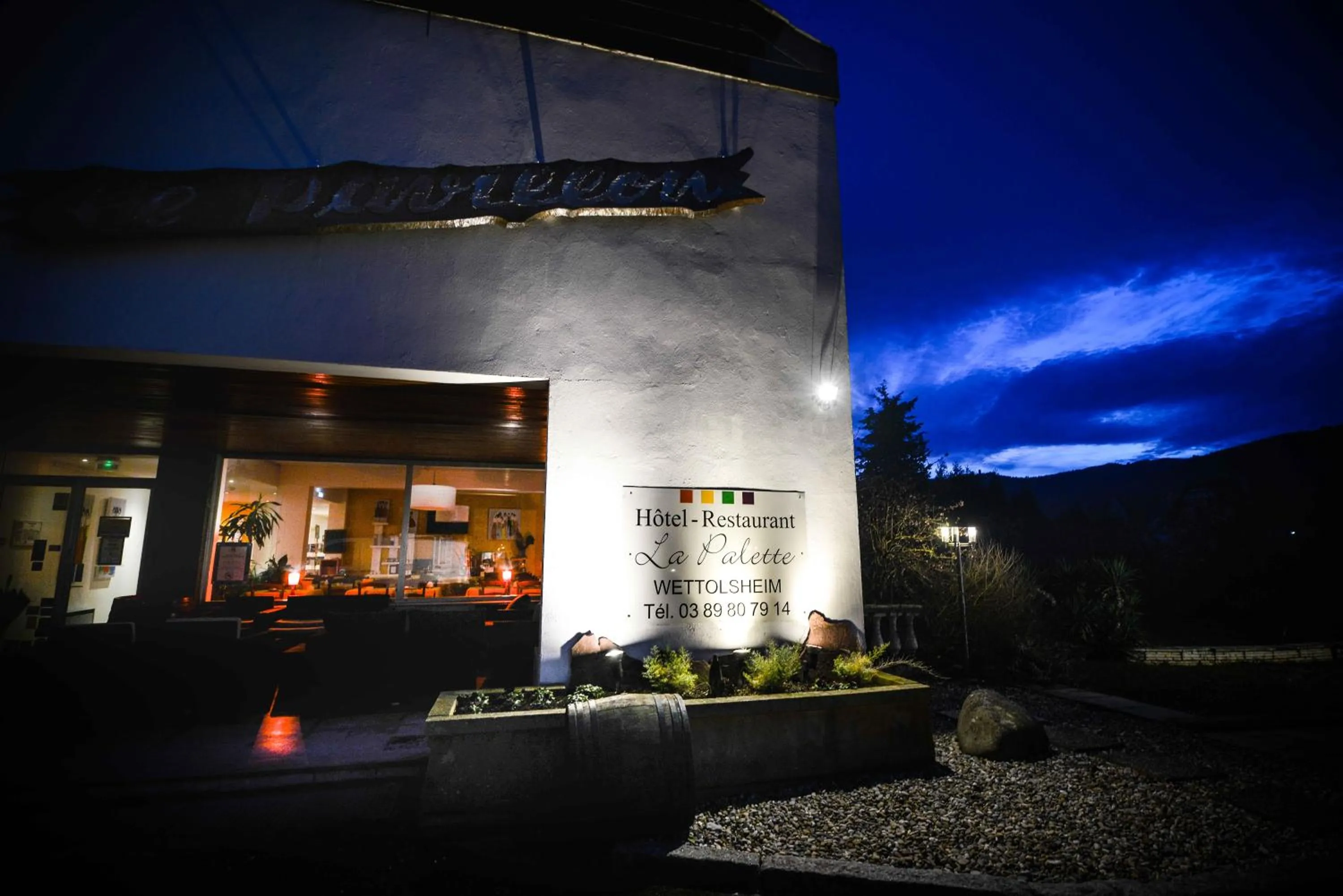 View (from property/room) in Hôtel Restaurant Logis La Palette