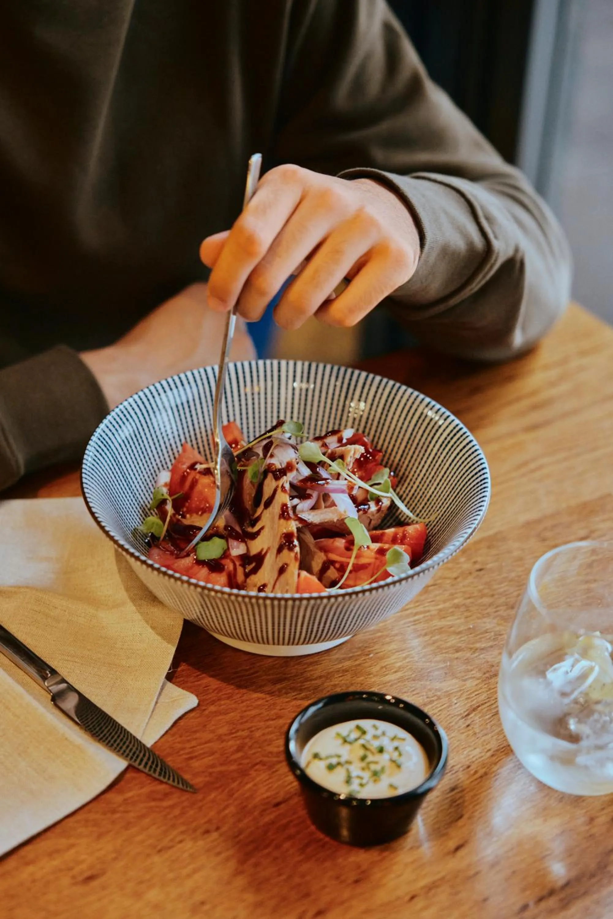 Food and drinks in Hotel Malcom and Barret