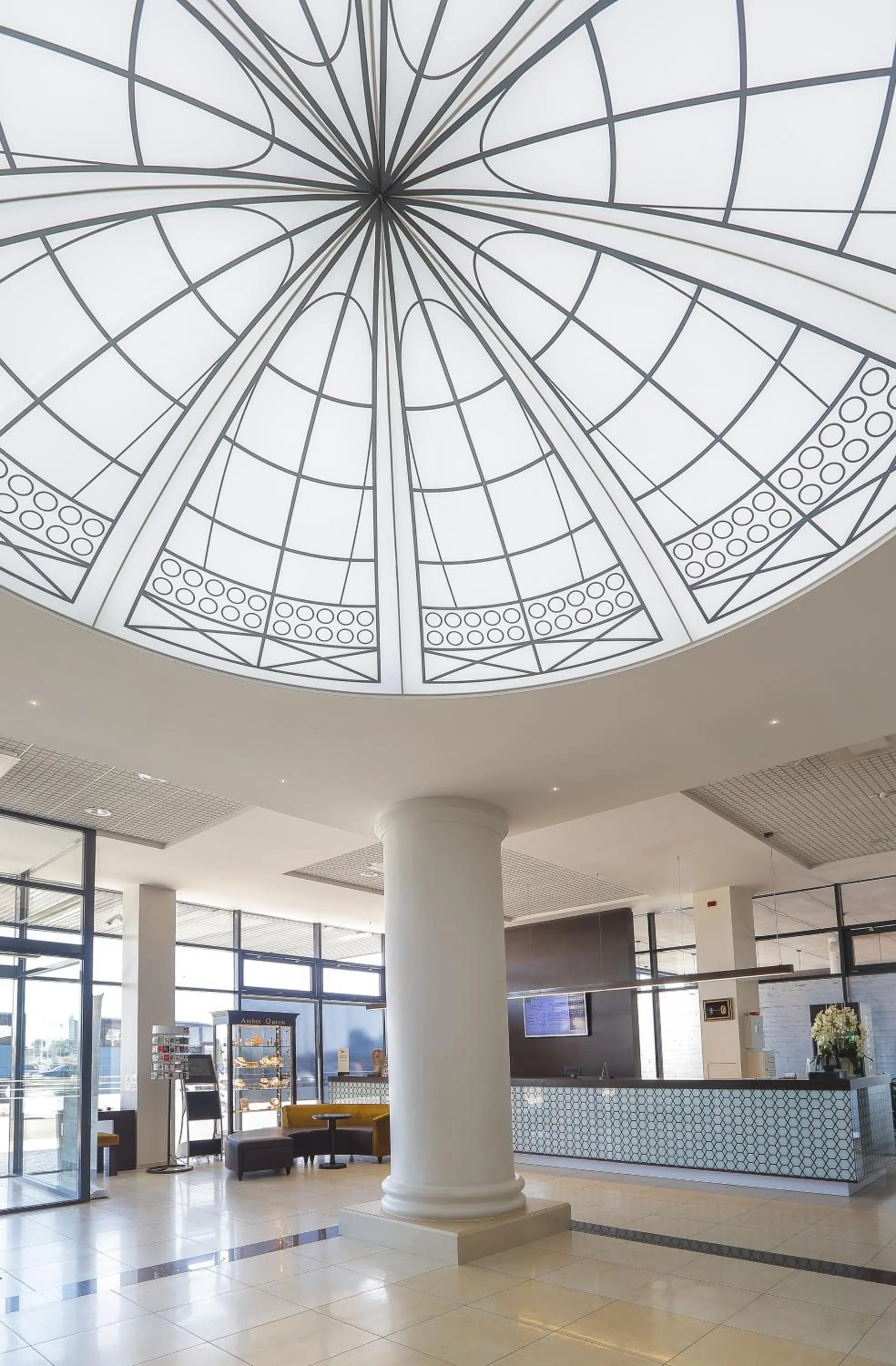Lobby or reception in Aurora Hotel Klaipeda