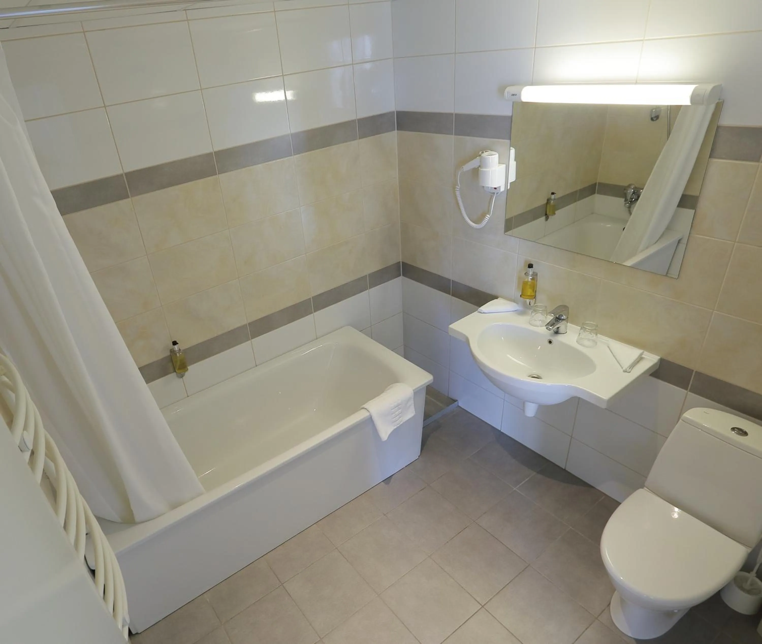 Toilet in Aurora Hotel Klaipeda