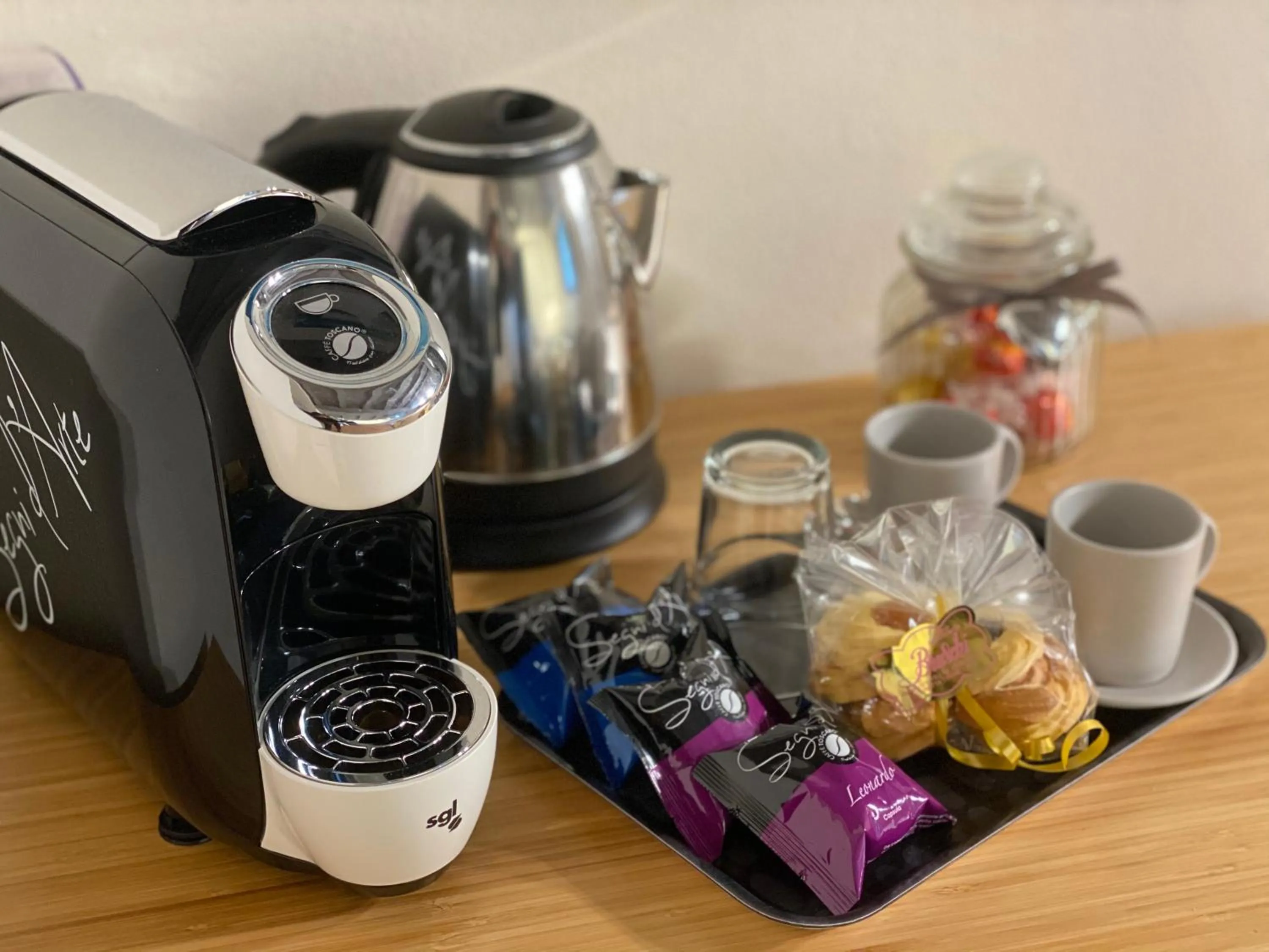 Coffee/tea facilities in Dimora Carducci