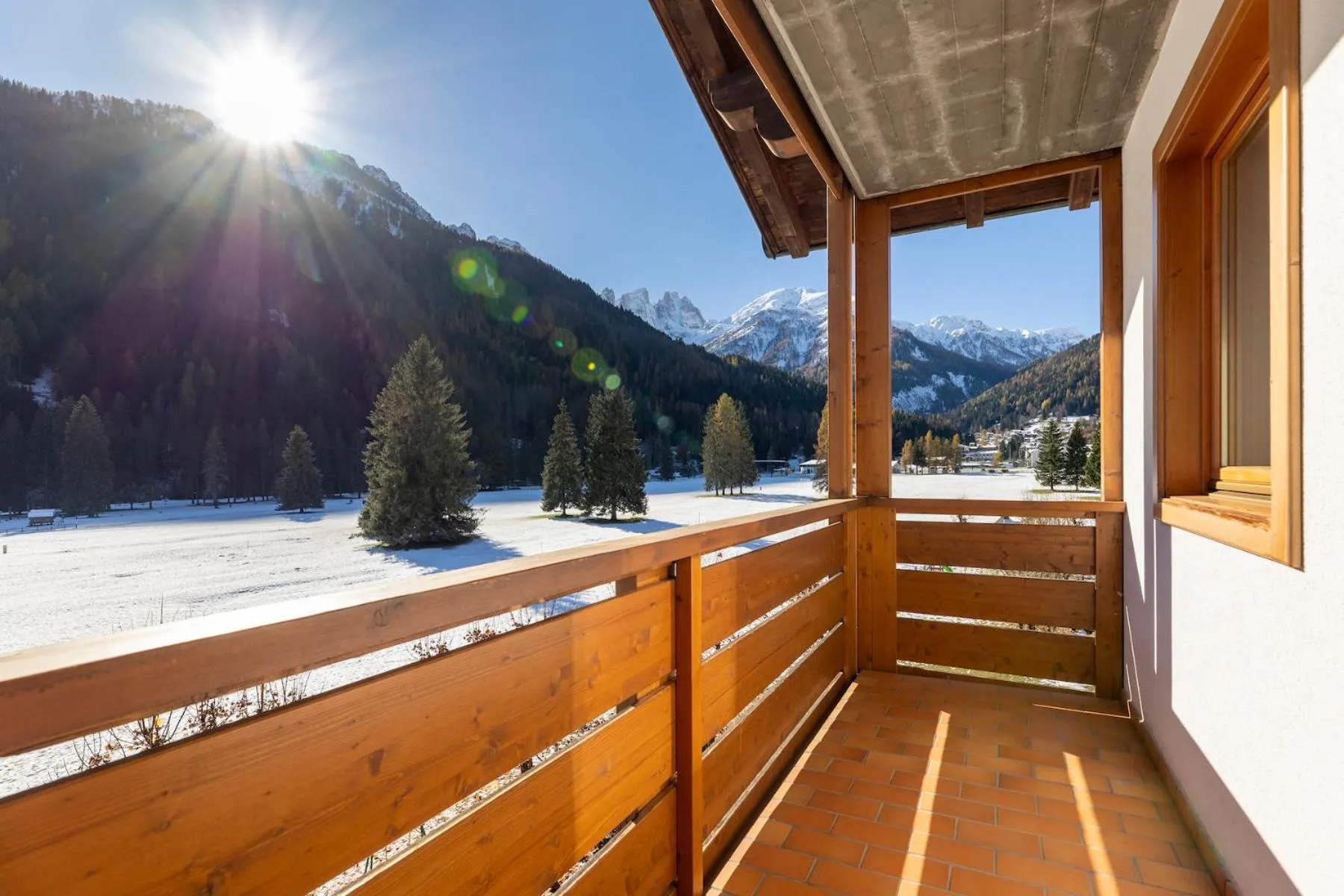 Natural landscape in Sport Hotel Cristal