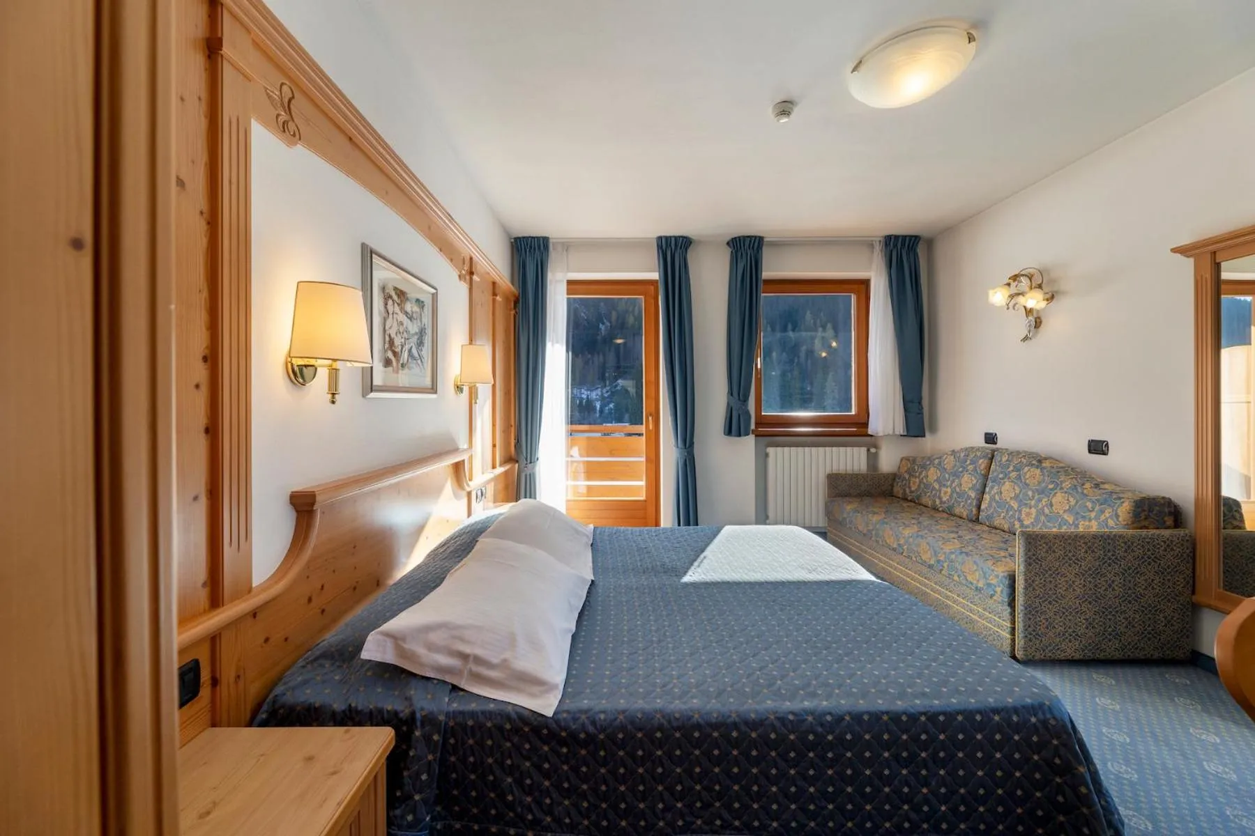 Bed in Sport Hotel Cristal