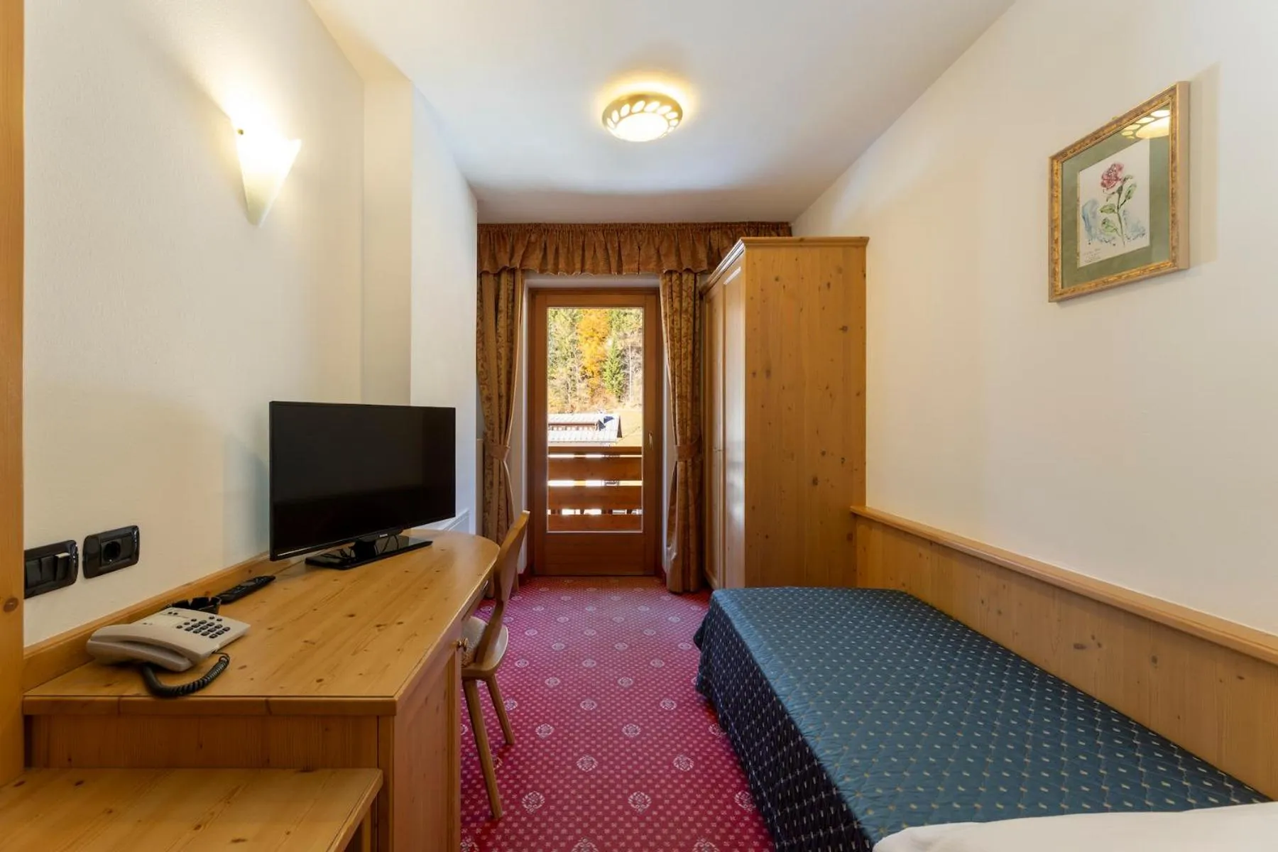 Bed in Sport Hotel Cristal