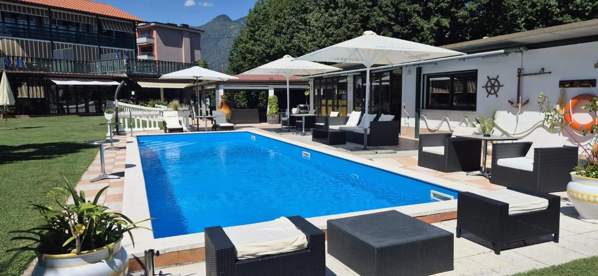 Patio in Hotel Tiziana