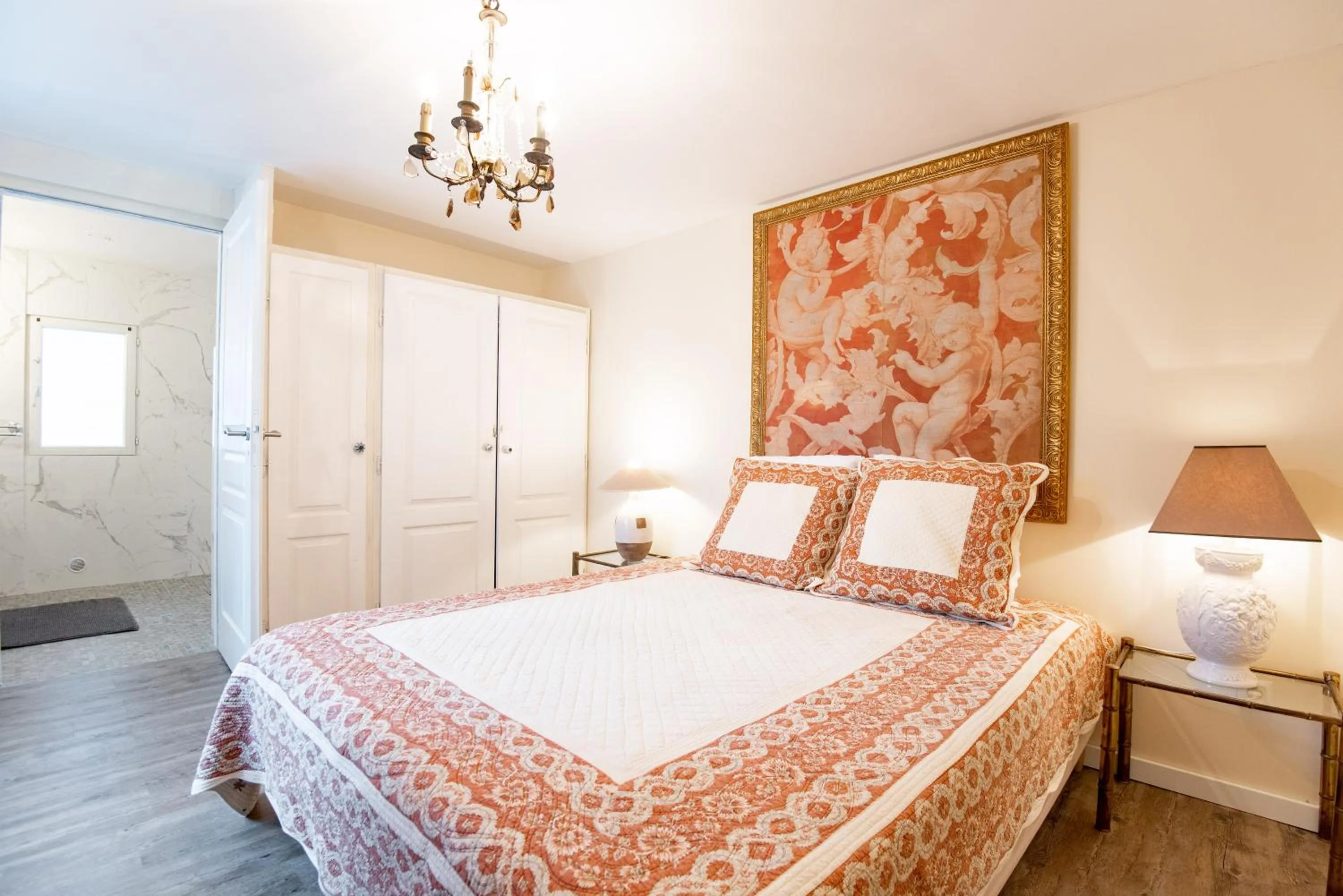 Bedroom, Bed in Campo Di Fiori, Maisons de Charme