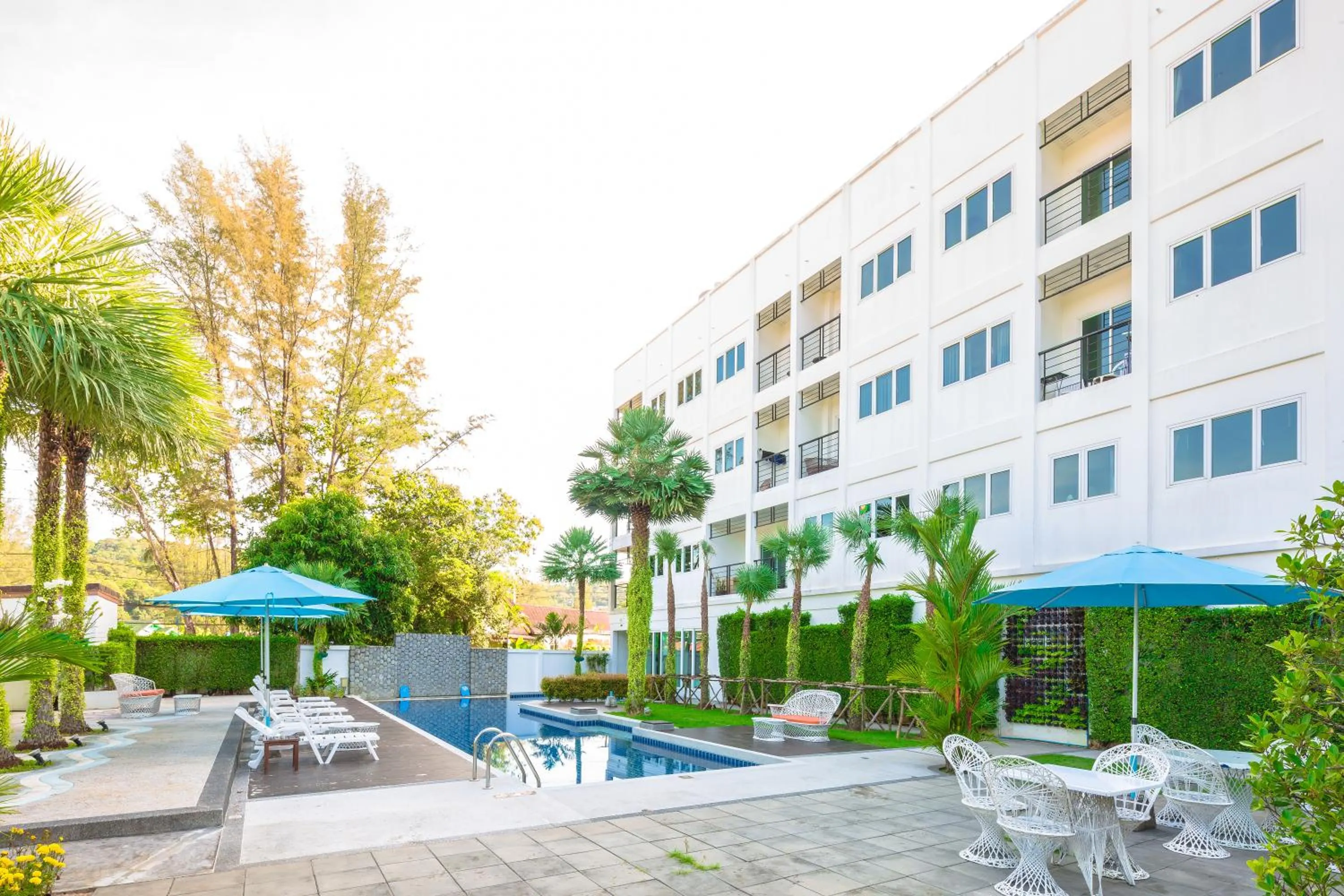 Garden view in Sungthong Kamala Beach Resort