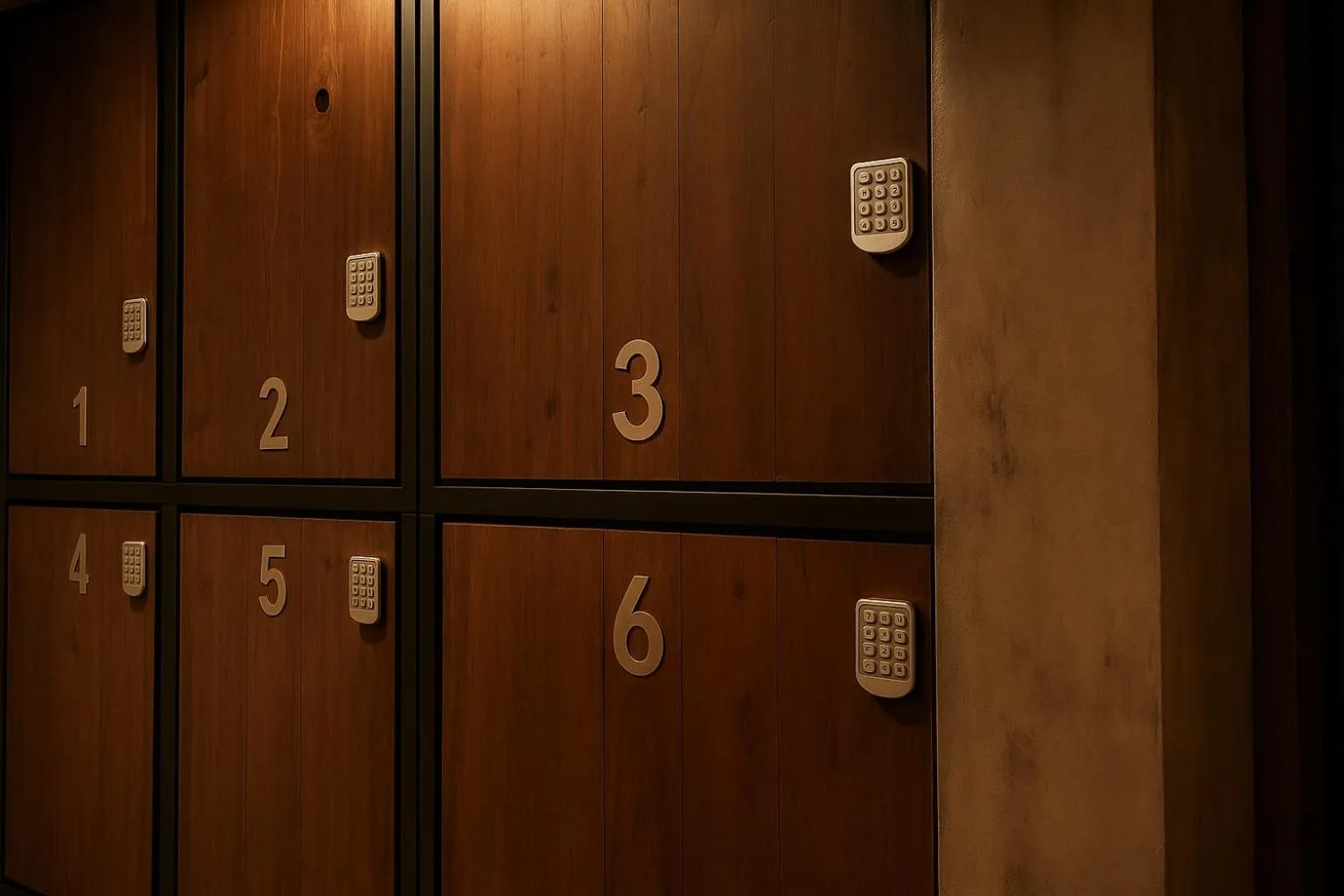 locker in CONNECTOR Hostel