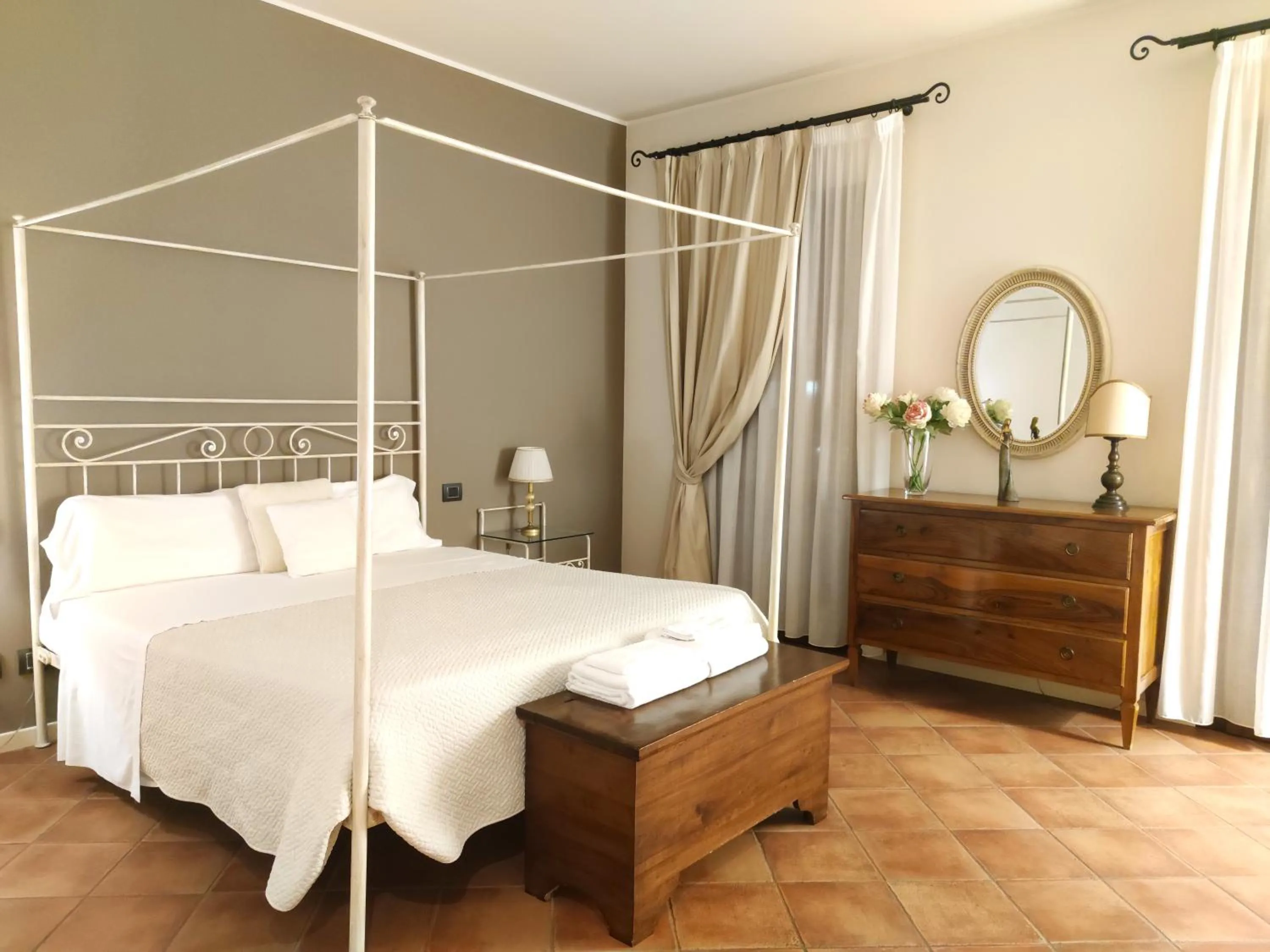 Bed in Tenuta Albertini