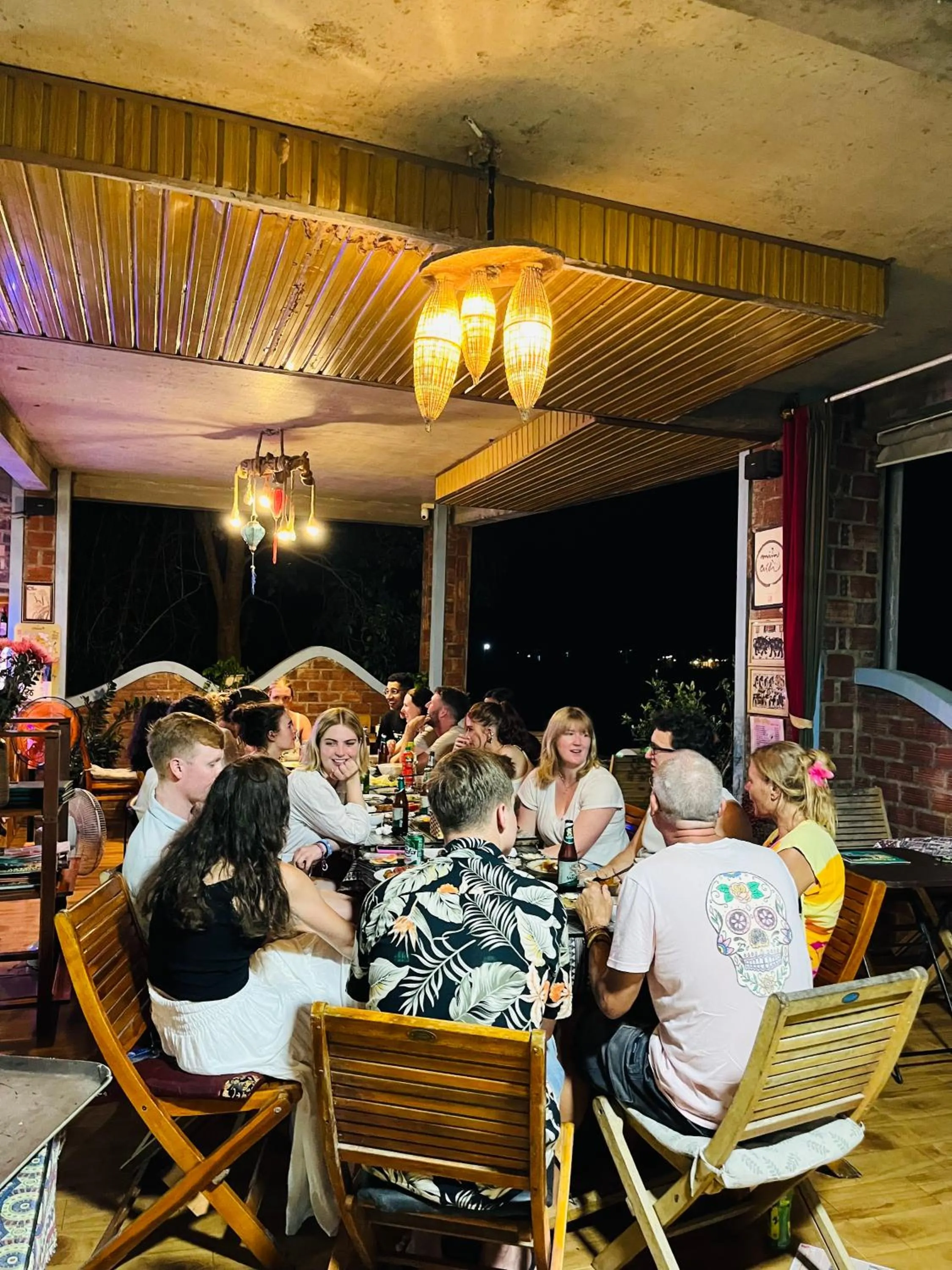 Evening entertainment in Phong Nha An An Homestay